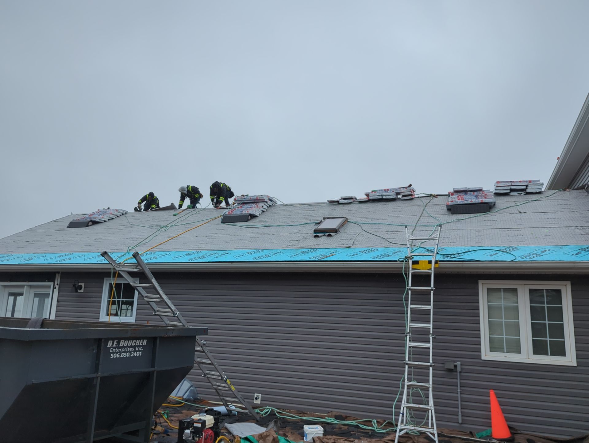 Residential Roofing Installation using GAF Timberline HDZ Shingles by Artisan Roofing & Home Improvements Inc.