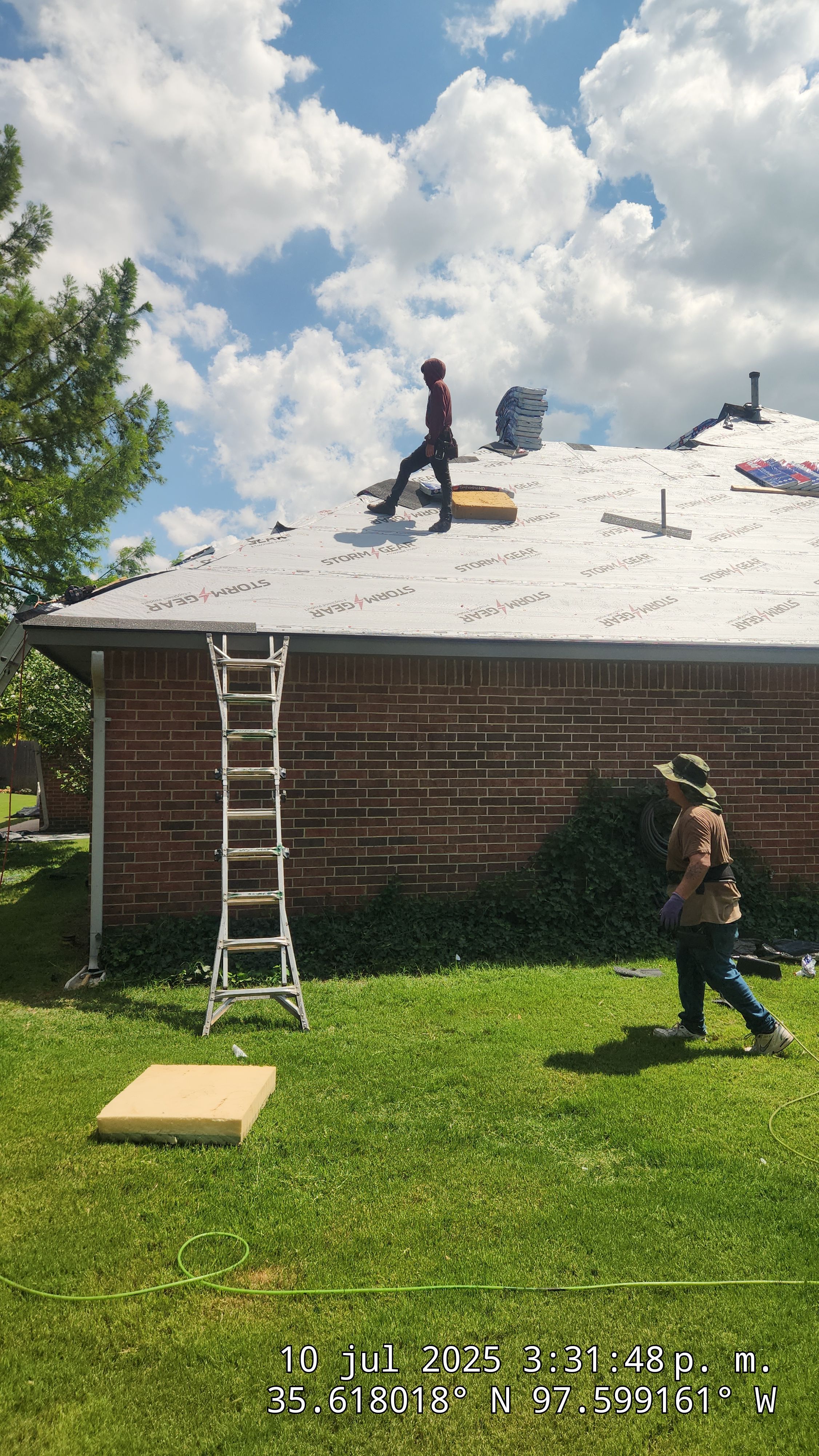 Residential Roofing Installation using GAF by Castillo Roofing