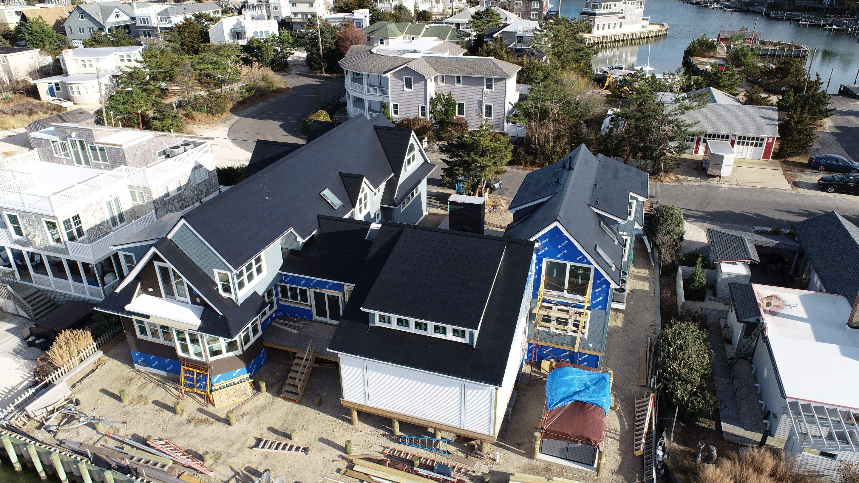 Tesla Solar Roof Long Beach Island New Jersey by American Home Contractors