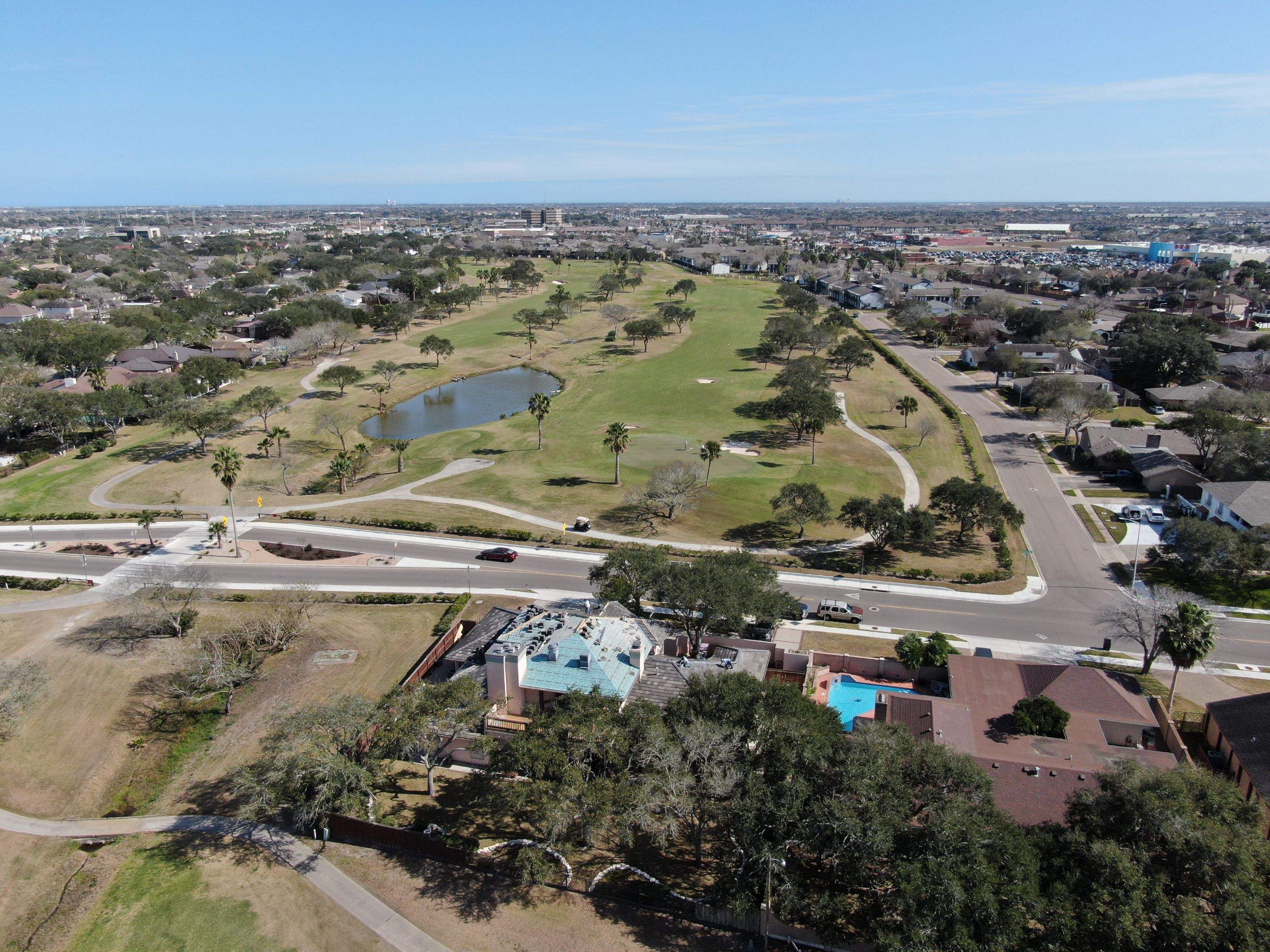 Golf Course Mansion on the Green, in the Heart Of Corpus Christi by Bayfront Roofing and Construction