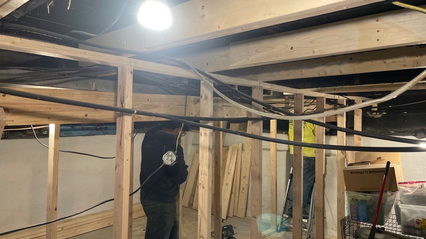 Basement Structural Carpentry by Toledo Basement Repair