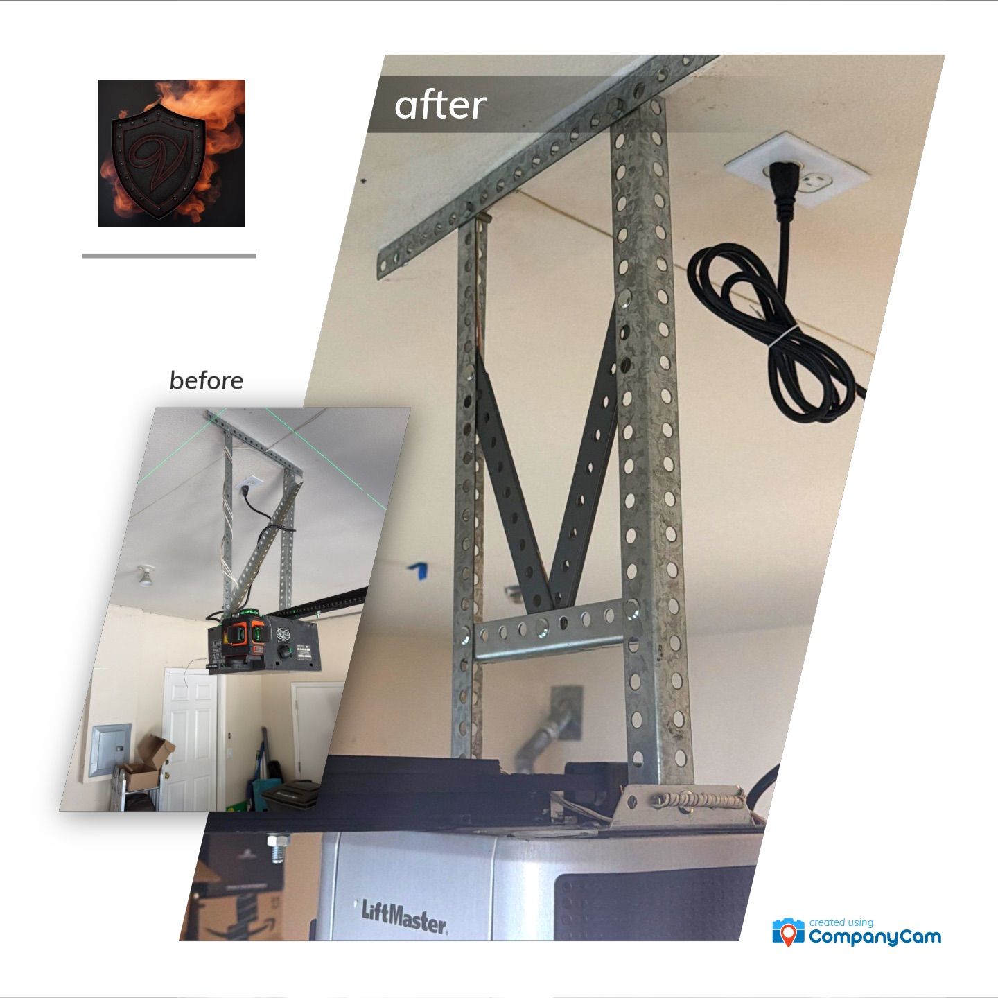 Precision LiftMaster Opener Installation and Track Alignment in Dublin by Valiant Garage Door
