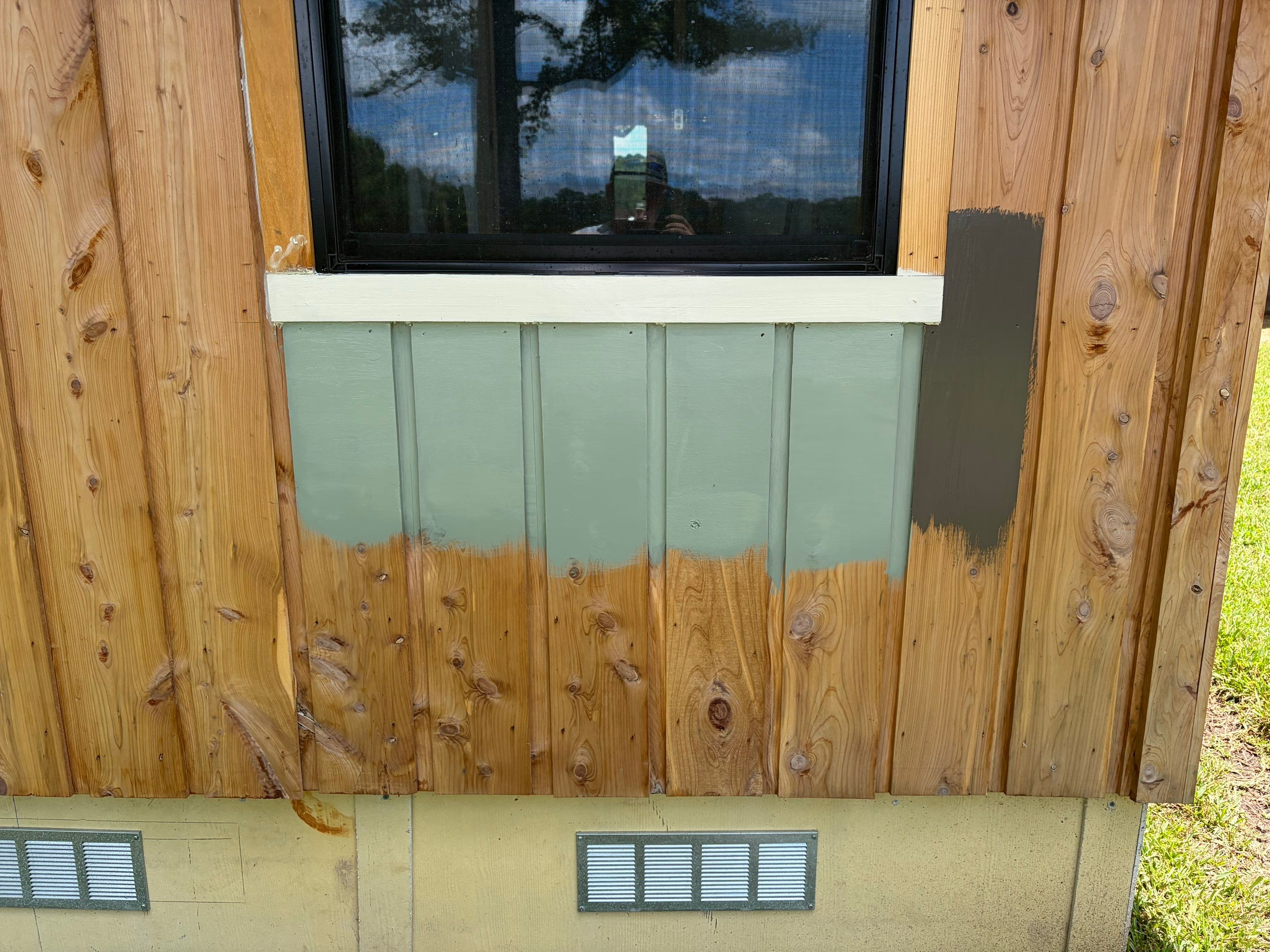 Careful Stain Work & Fresh Color on Unique Property Tyler, TX by Quality Coats Painting