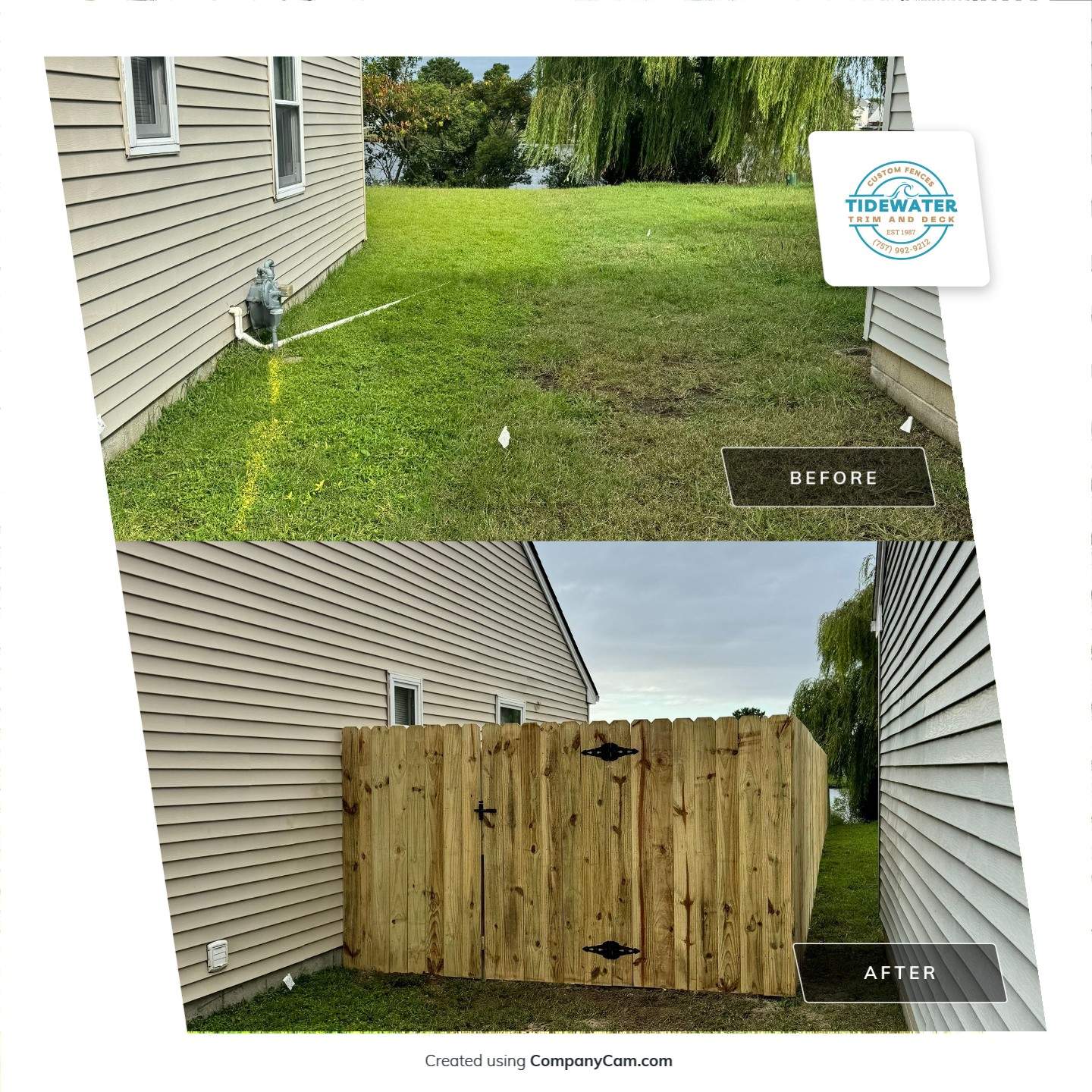 Transforming Yards, One Fence at a Time by Tidewater Fence