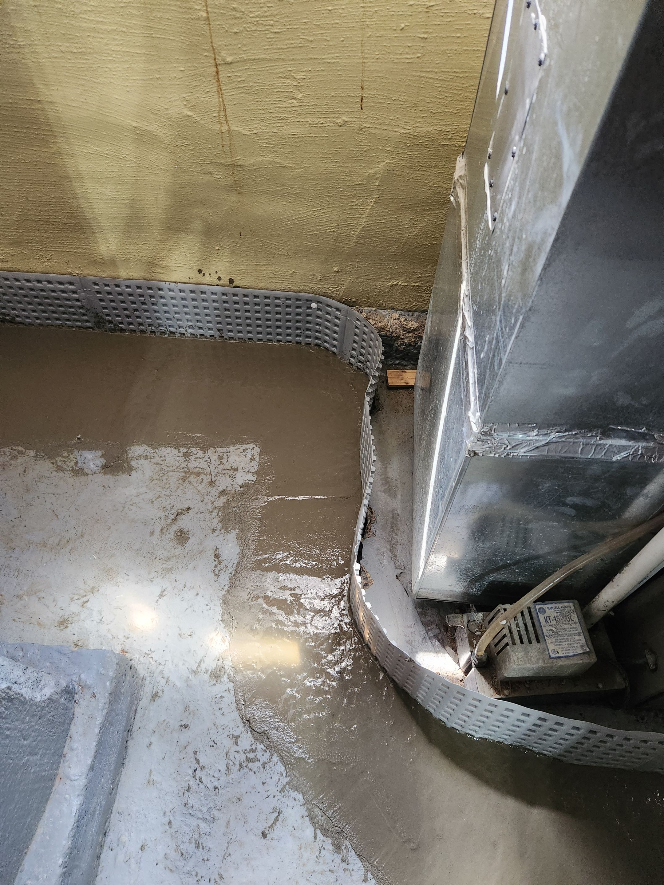 Interior French Drain River Edge NJ by Pure Service Pro, LLC 