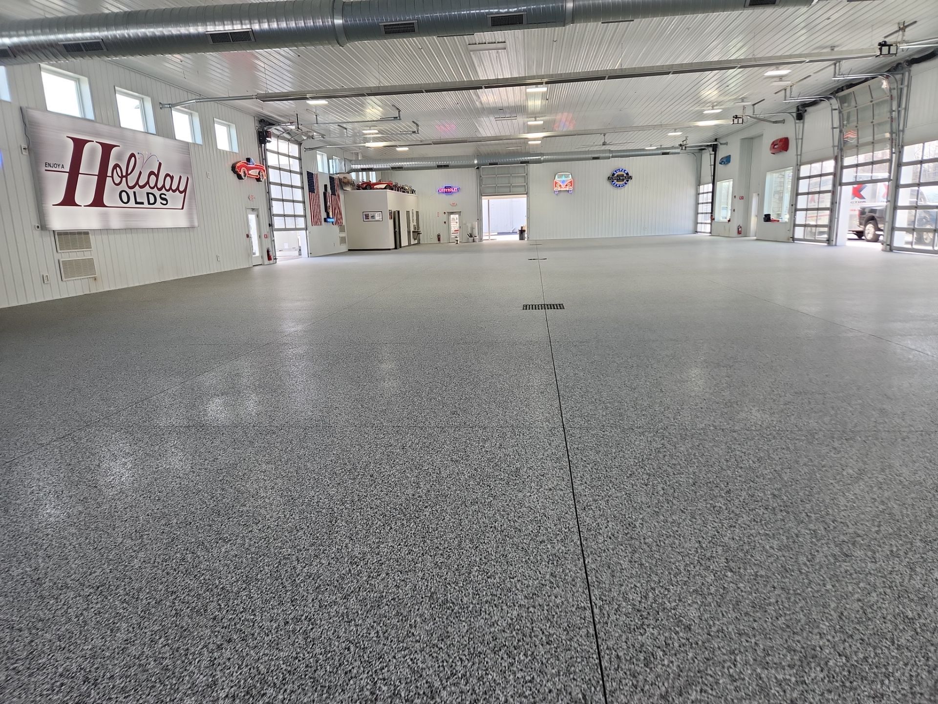 Basil Classic Car Showroom by Xfactor Coatings 