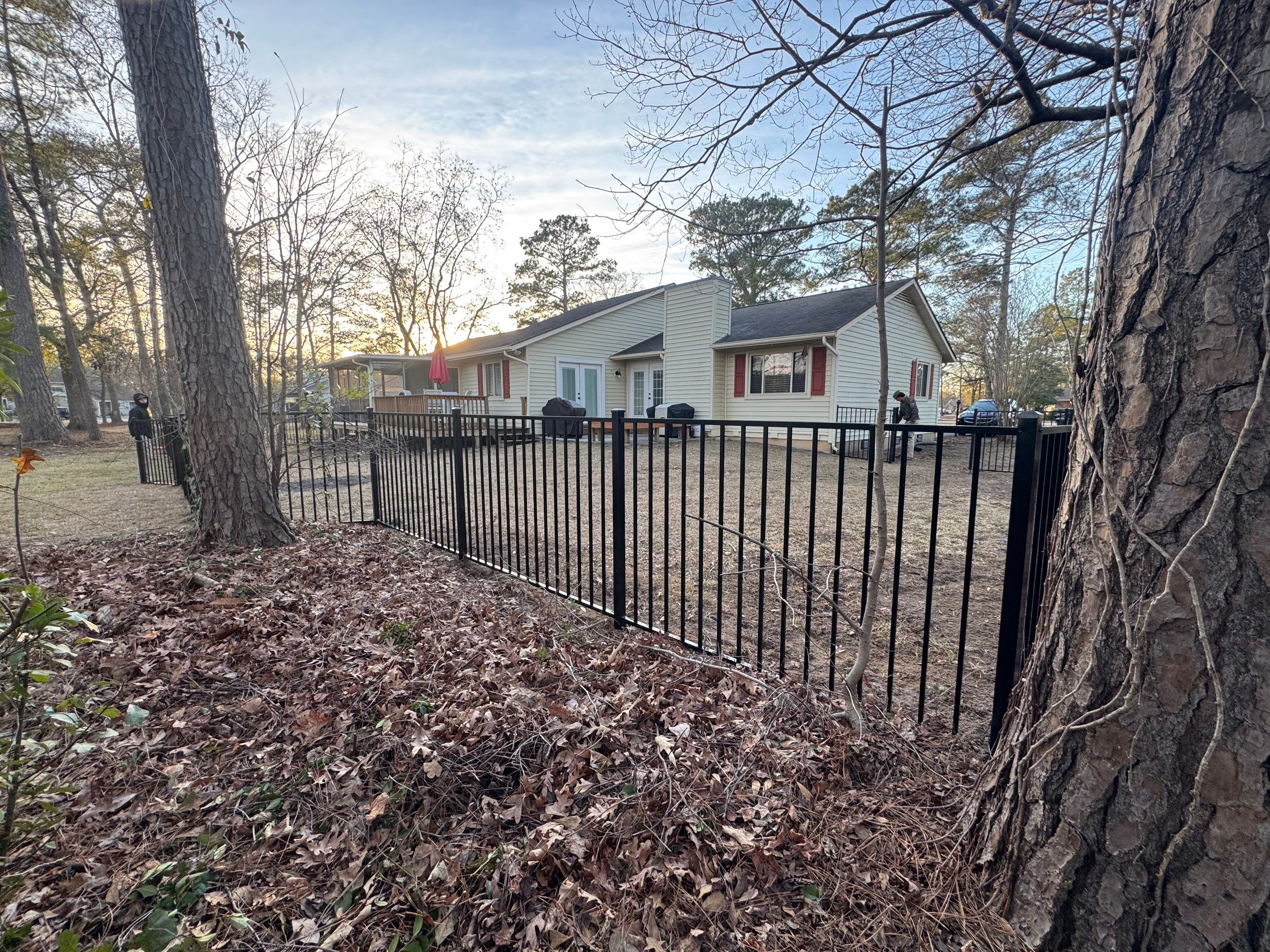 Project in New Bern by Superior Fence and Rail