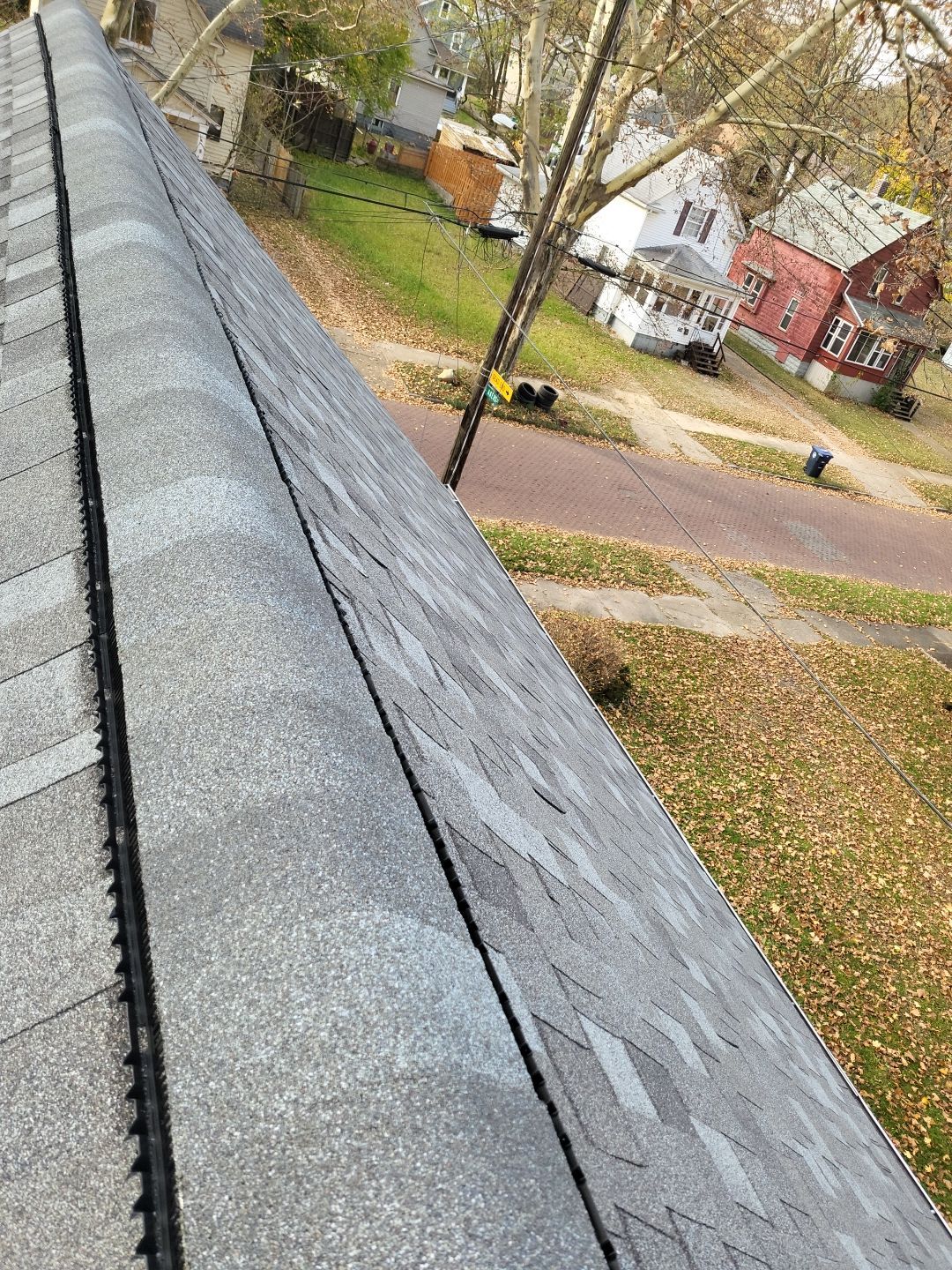 ATLAS PINNACLE COLOR: COASTAL GRANITE DRIP EDGE: WHITE by Eagle Eye Roofing