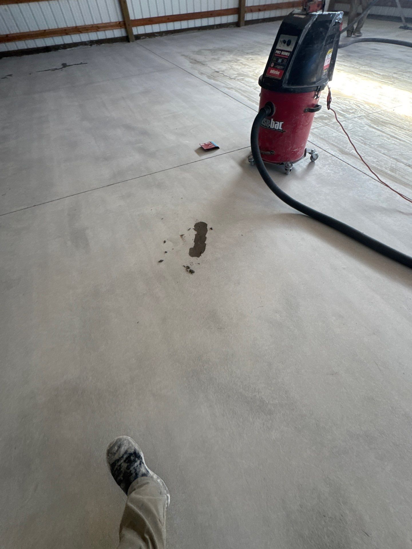 Pole Barn Shop Floor Coating and Concrete Repair in Royal City by Croc Coatings, LLC