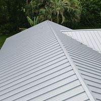 24ga 1.5" Mechanical Seam Mill Finish by Total Roofing System The Metal Roof Experts