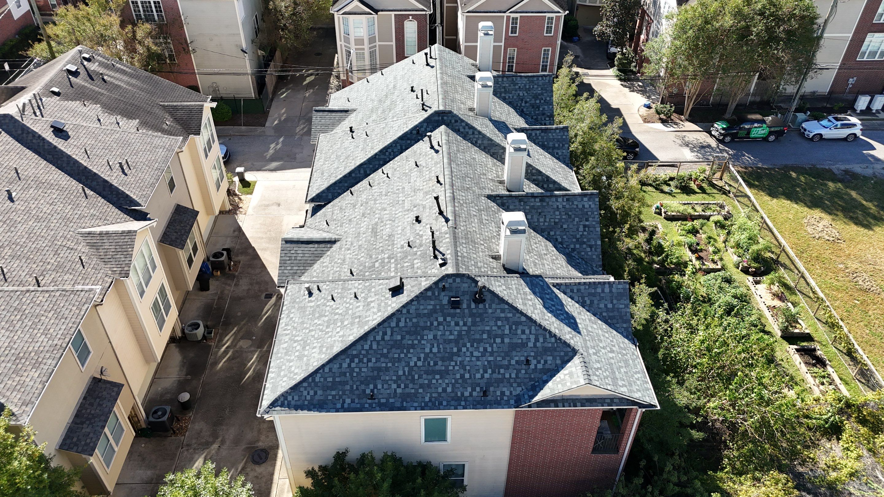 Townhome Complex Roof Replacement in the heart of Houston! by Core Four Roofing