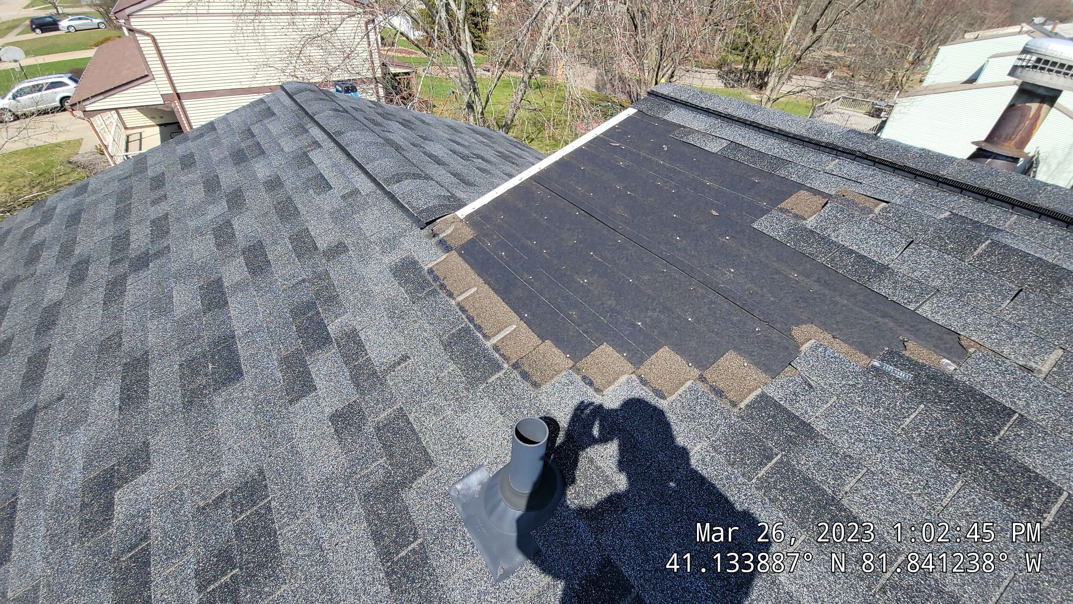 ATLAS PINNACLE COLOR: BLACK SHADOW DRIP EDGE: WHITE by Eagle Eye Roofing