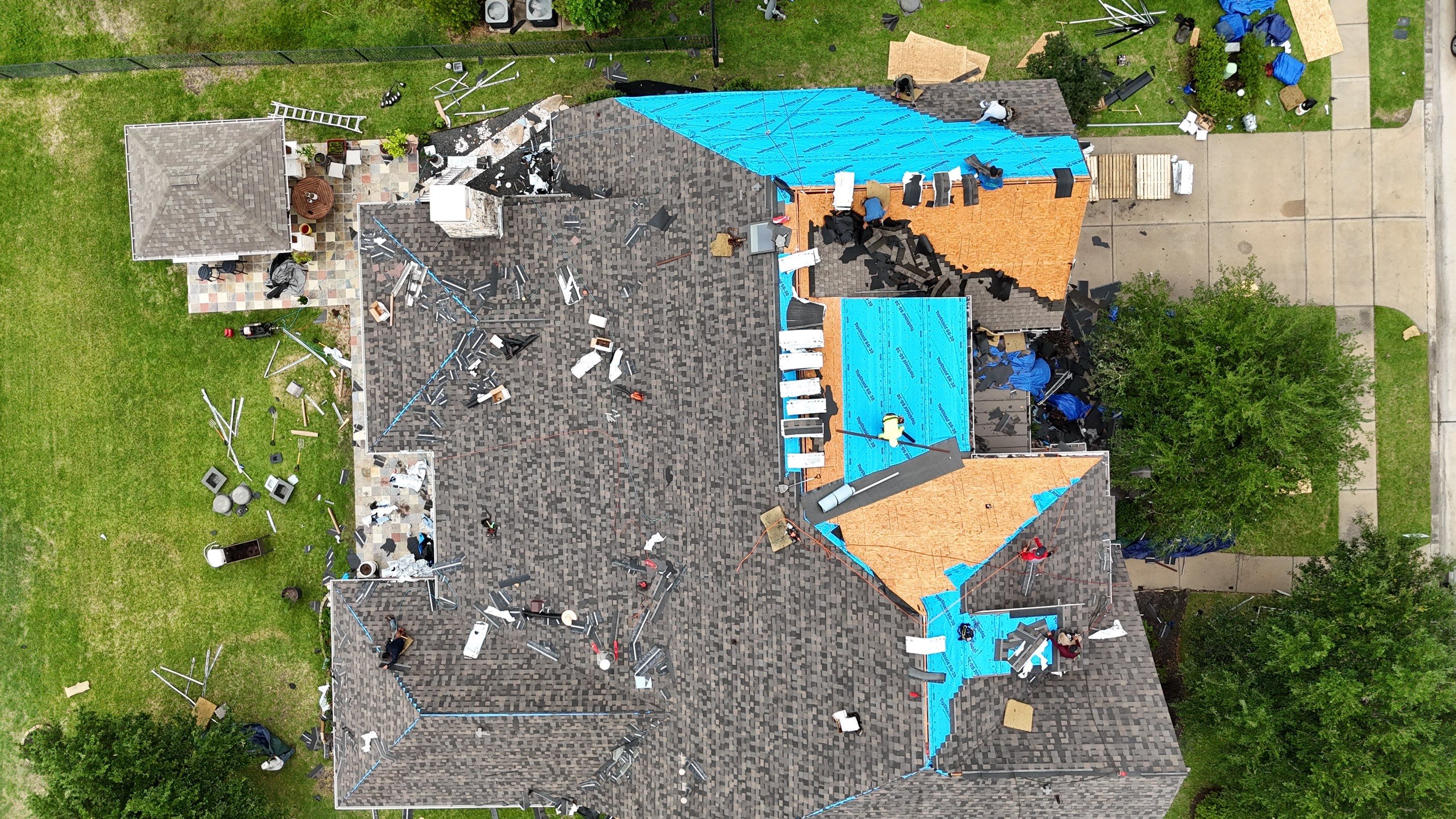Residential Roofing Installation using IKO Dynasty by Core Four Roofing