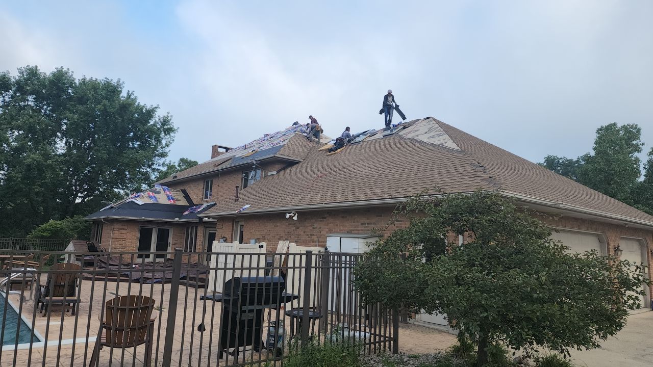 Residential Roofing Repair using GAF Timberline HDZ Shakewood by Nitro Roofing and Construction