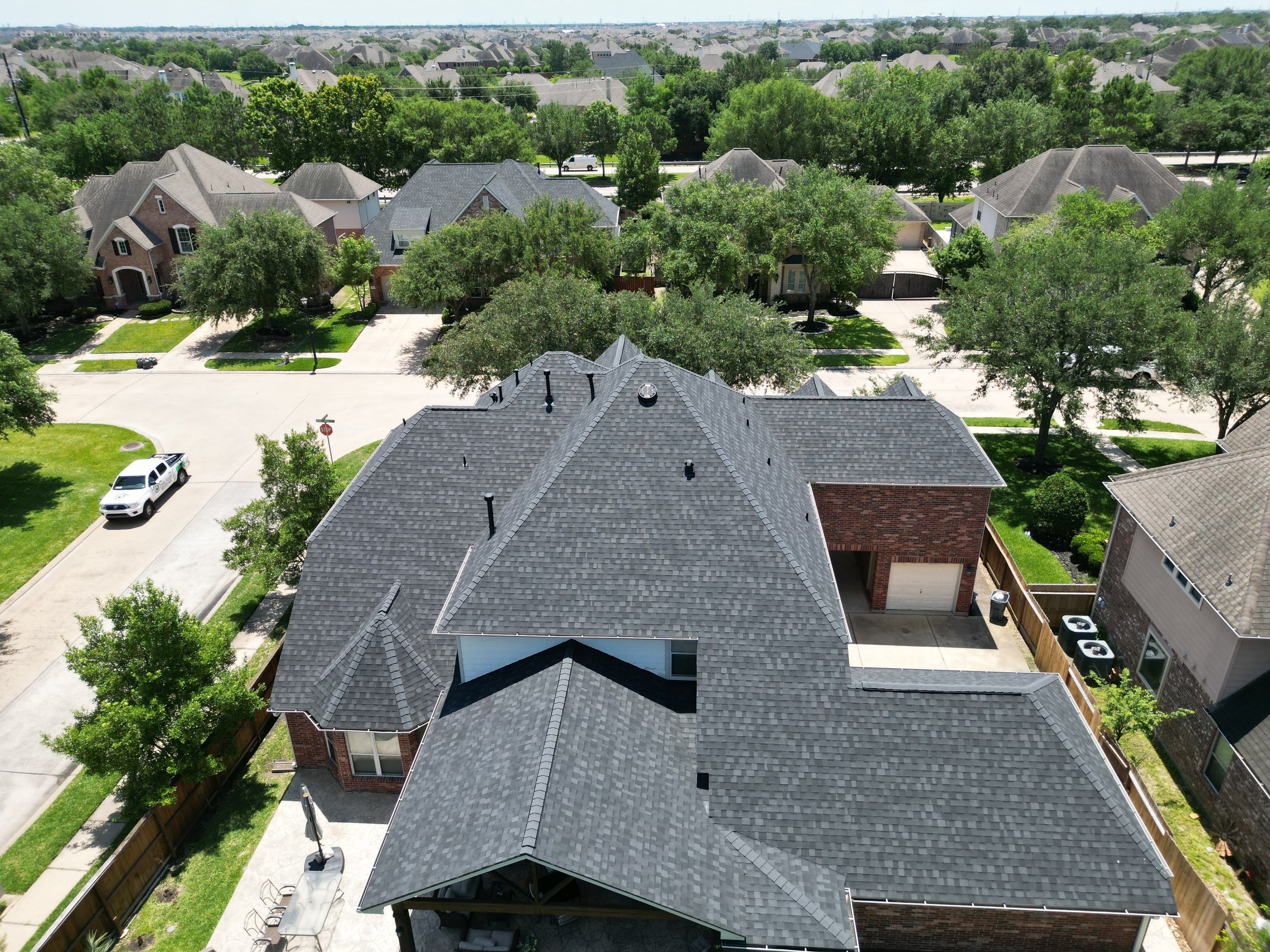 Residential Roofing Installation using IKO Dynasty in Cypress by Core Four Roofing