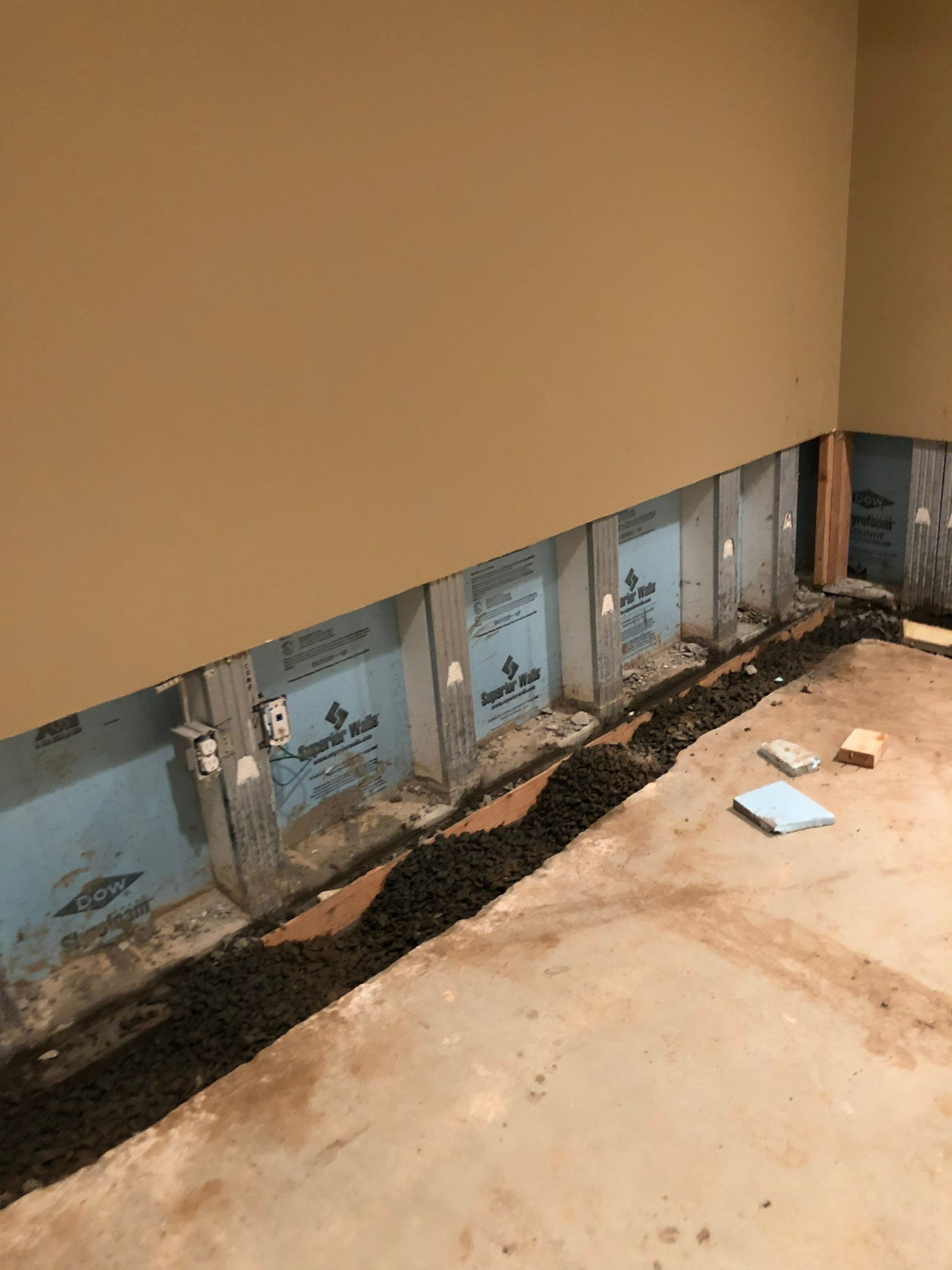 Interior French Drain Job in Summit, NJ by Pure Service Pro, LLC 