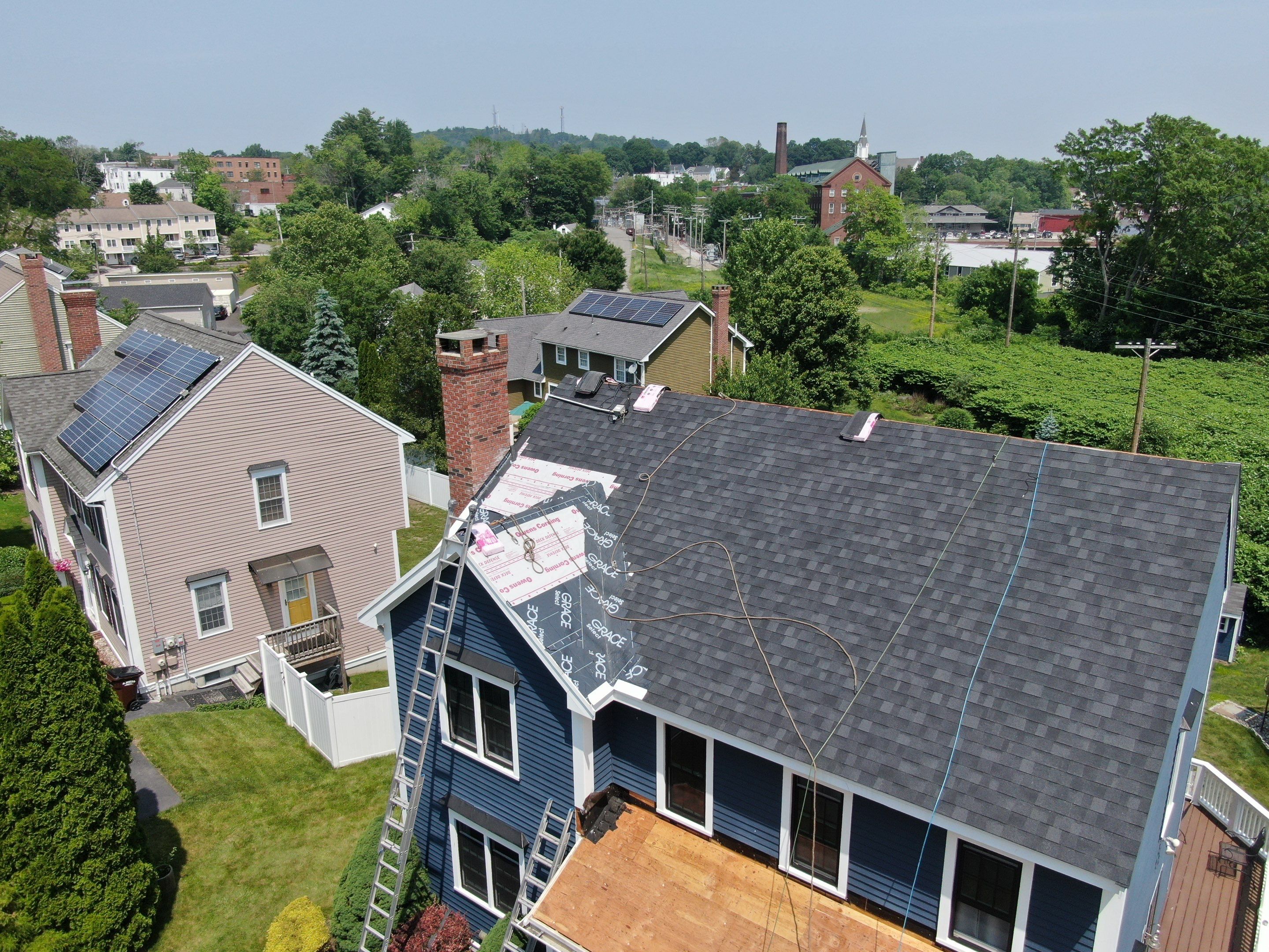 Roof Replacement in Amesbury, MA by Mighty Dog Roofing of Greater Middlesex County