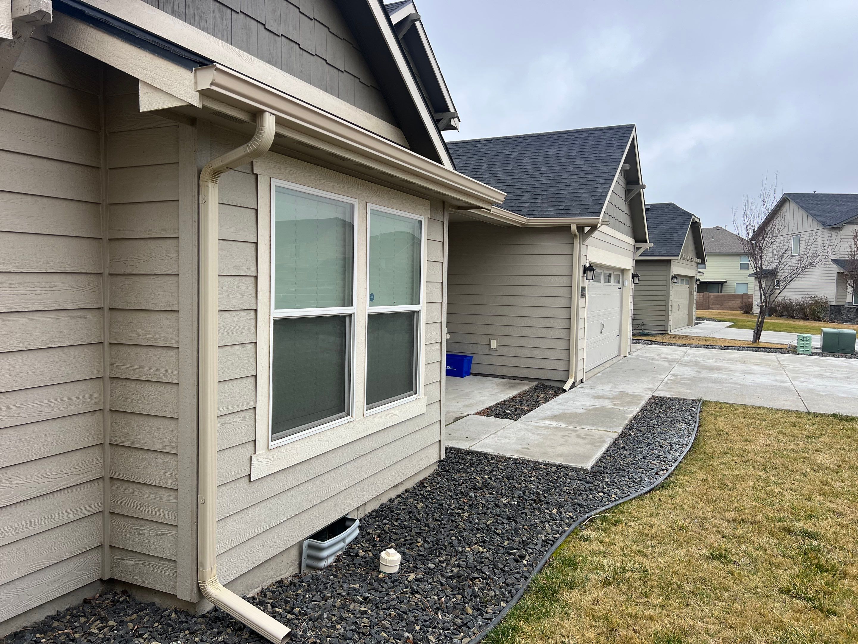 Adobe Tan Gutters by BN Covered Exteriors