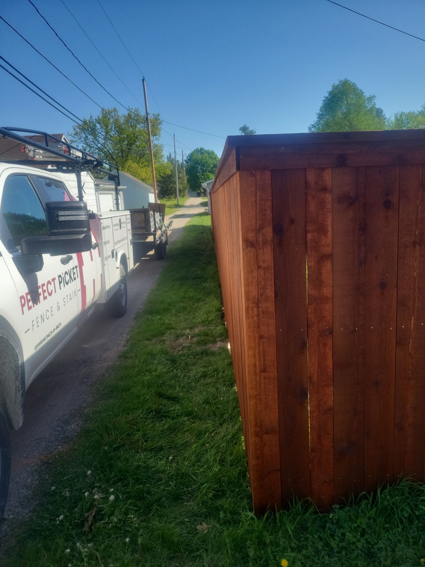 Project in Reinbeck by Perfect Picket Fence and Stain
