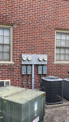 4 Gang Meter Center Replacement