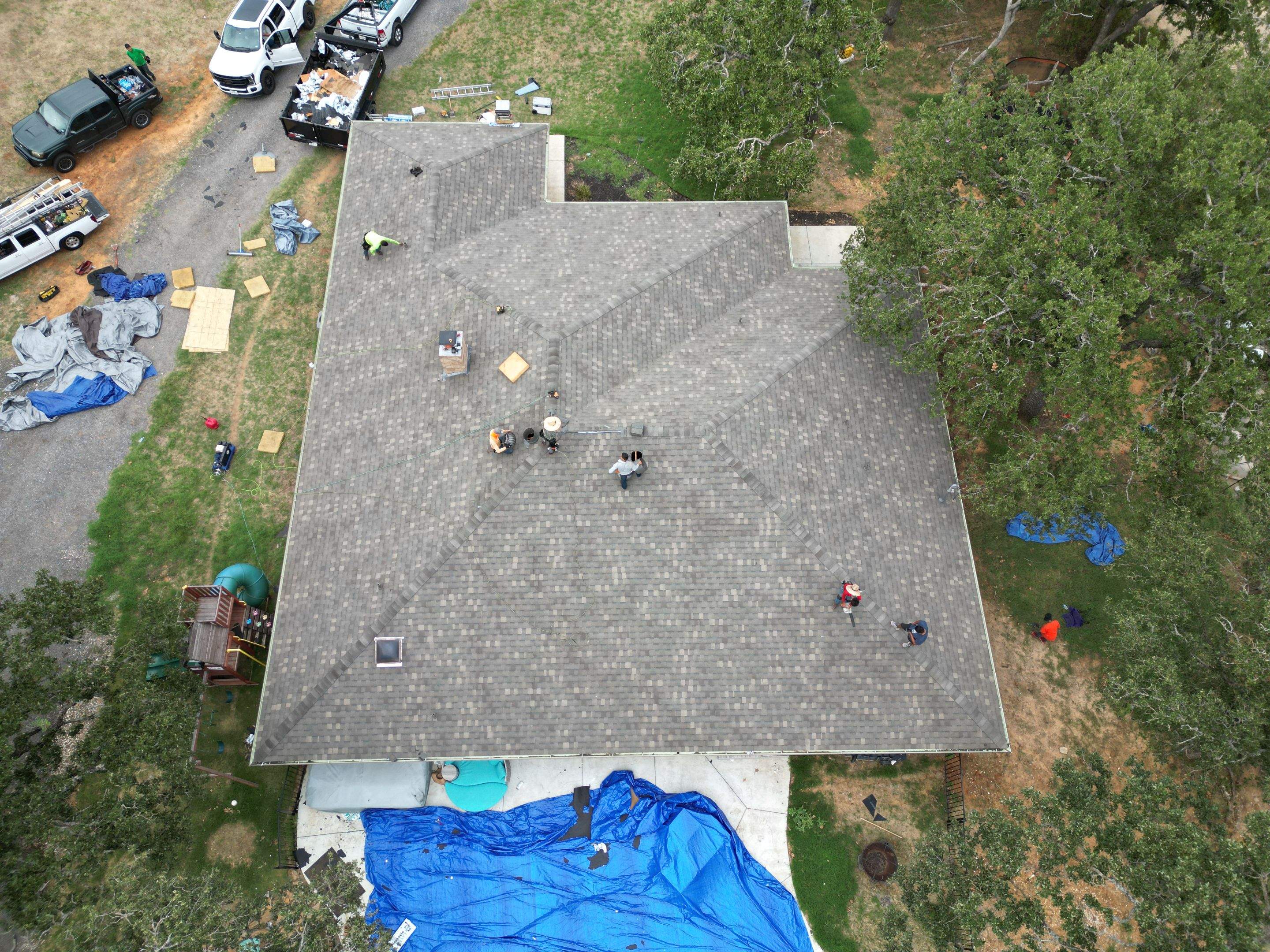 Residential Roofing Installation using ATLAS Pinnacle Pristine Shingles by Harvey Roofing & Construction