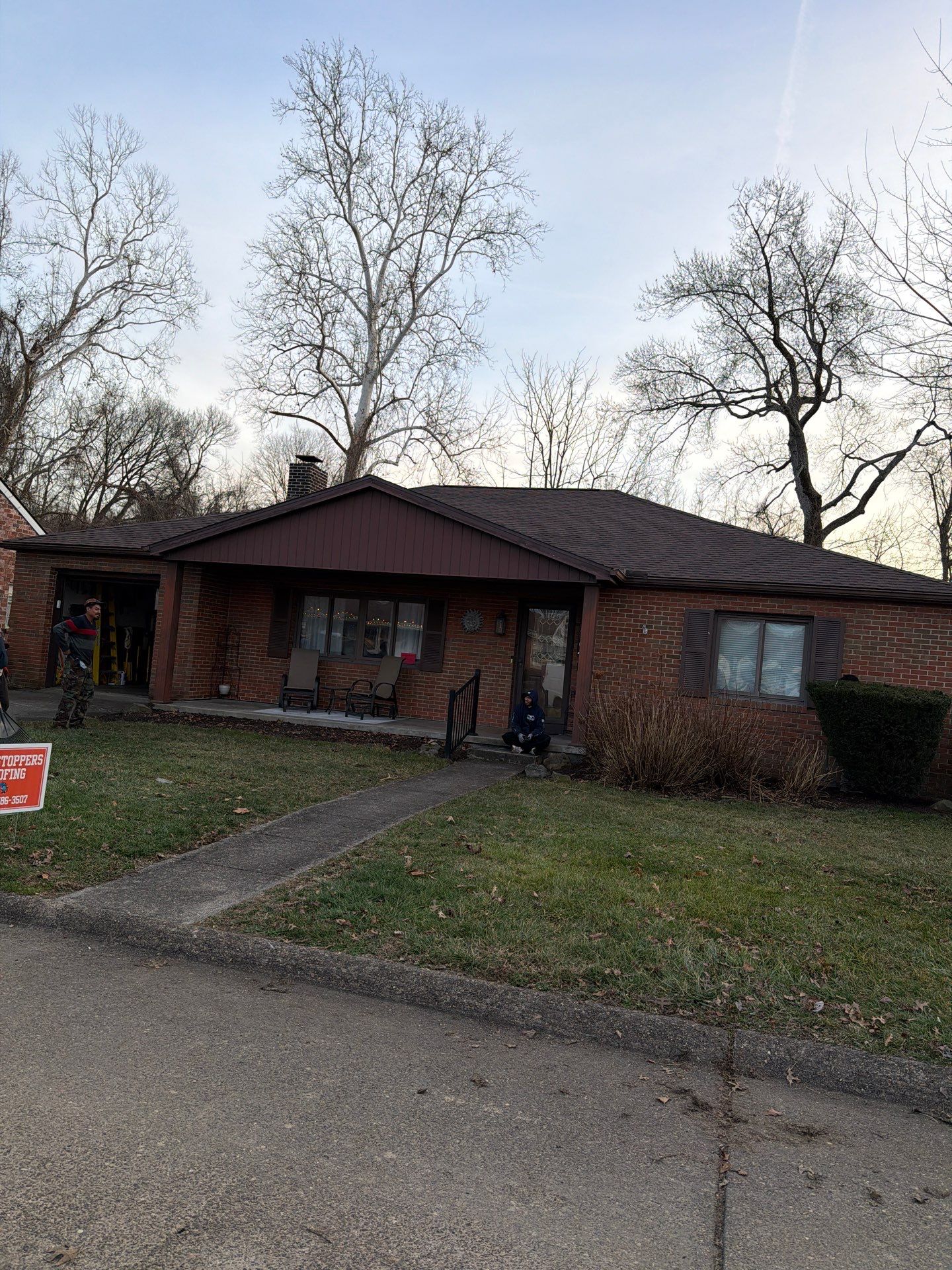 Residential Roofing Installation using GAF TImberline HDZ Hickory by Rainstoppers Roofing