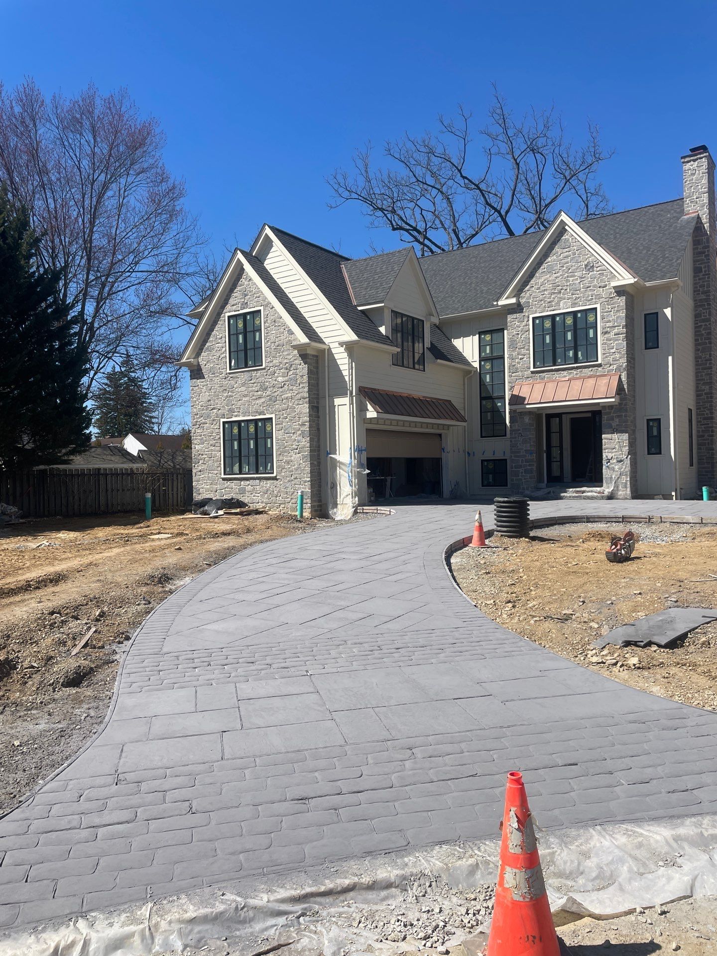 Custom Stamped Driveways | Wayne, PA by Architectural Concrete Design