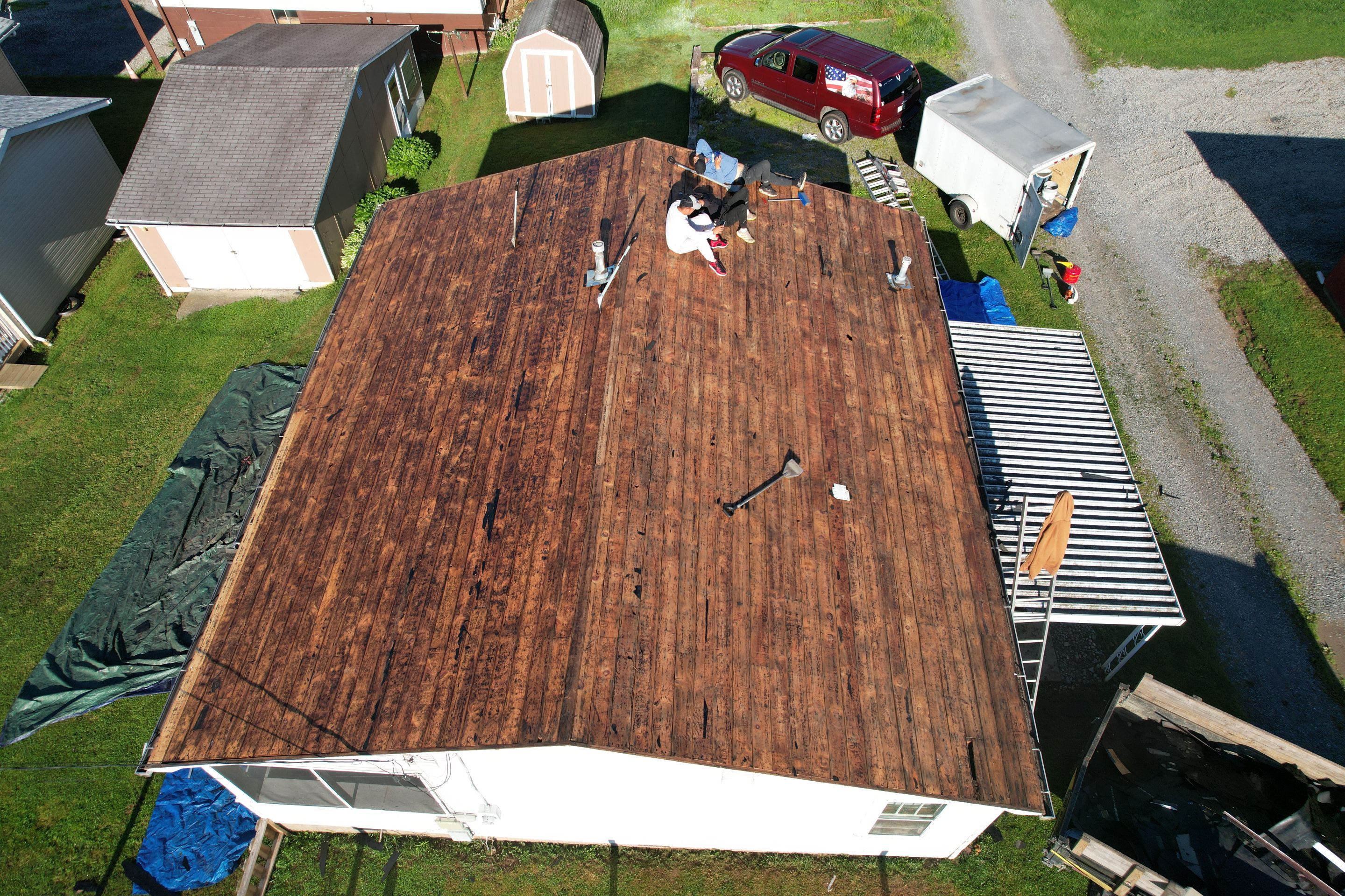 Residential Roofing Installation using GAF Timberline HDZ Pewter Gray by Rainstoppers Roofing