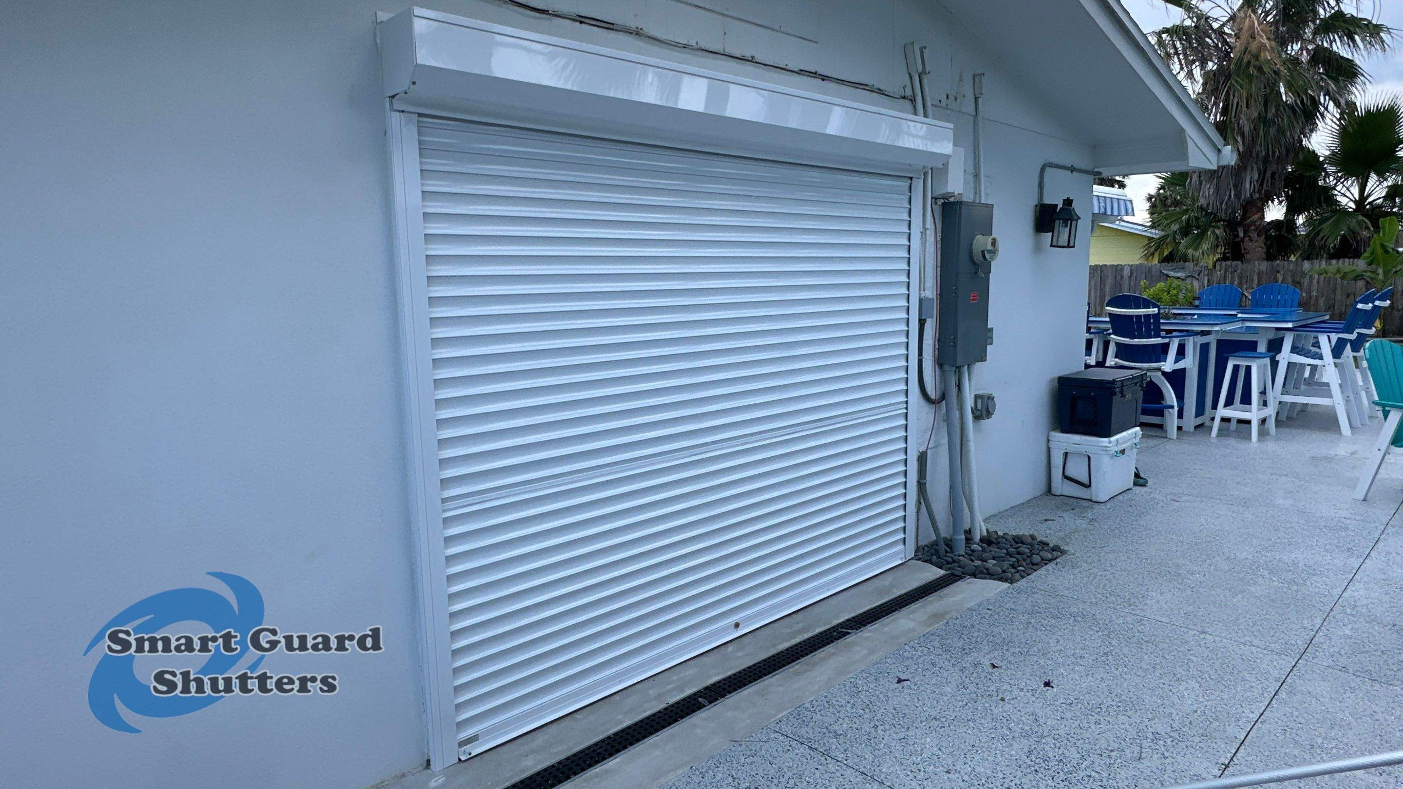 Rolling Shutter in White by Smart Guard Shutters