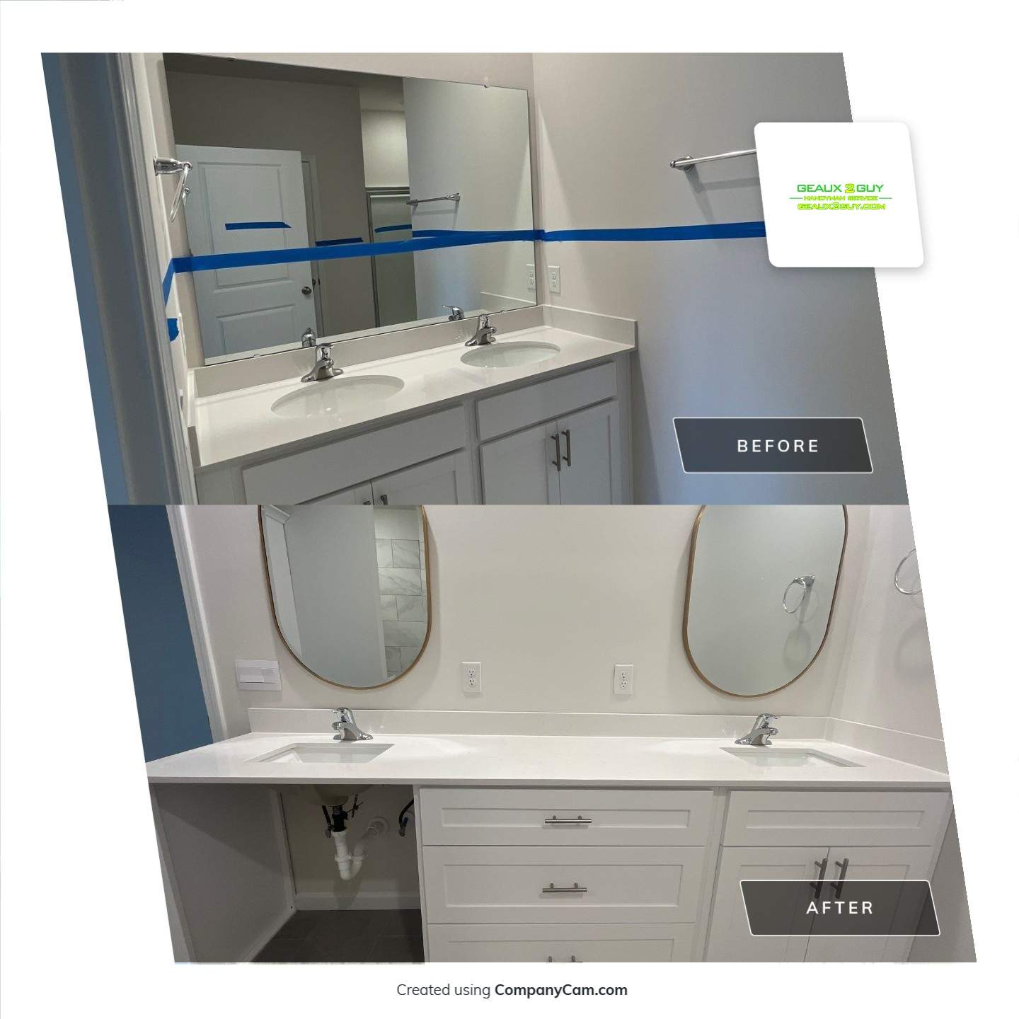Geaux 2 Guy - Accessible Bathroom Remodel by Thompson Industrial