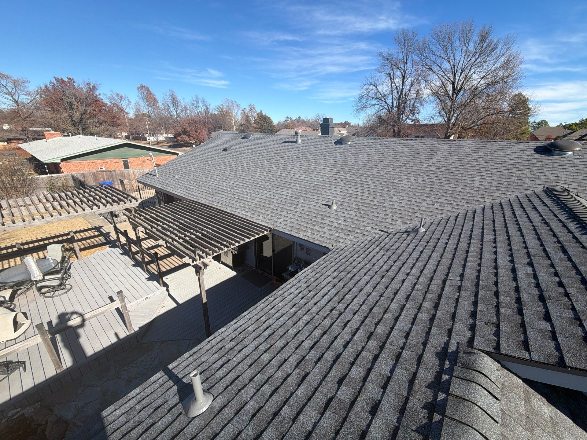 roof replacement in Norman by McCann's Roofing and Construction