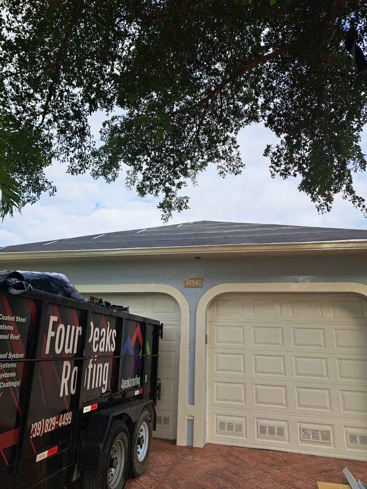 Residential Roofing Installation using Owens Coring Duration Shingles by Four Peaks Roofing