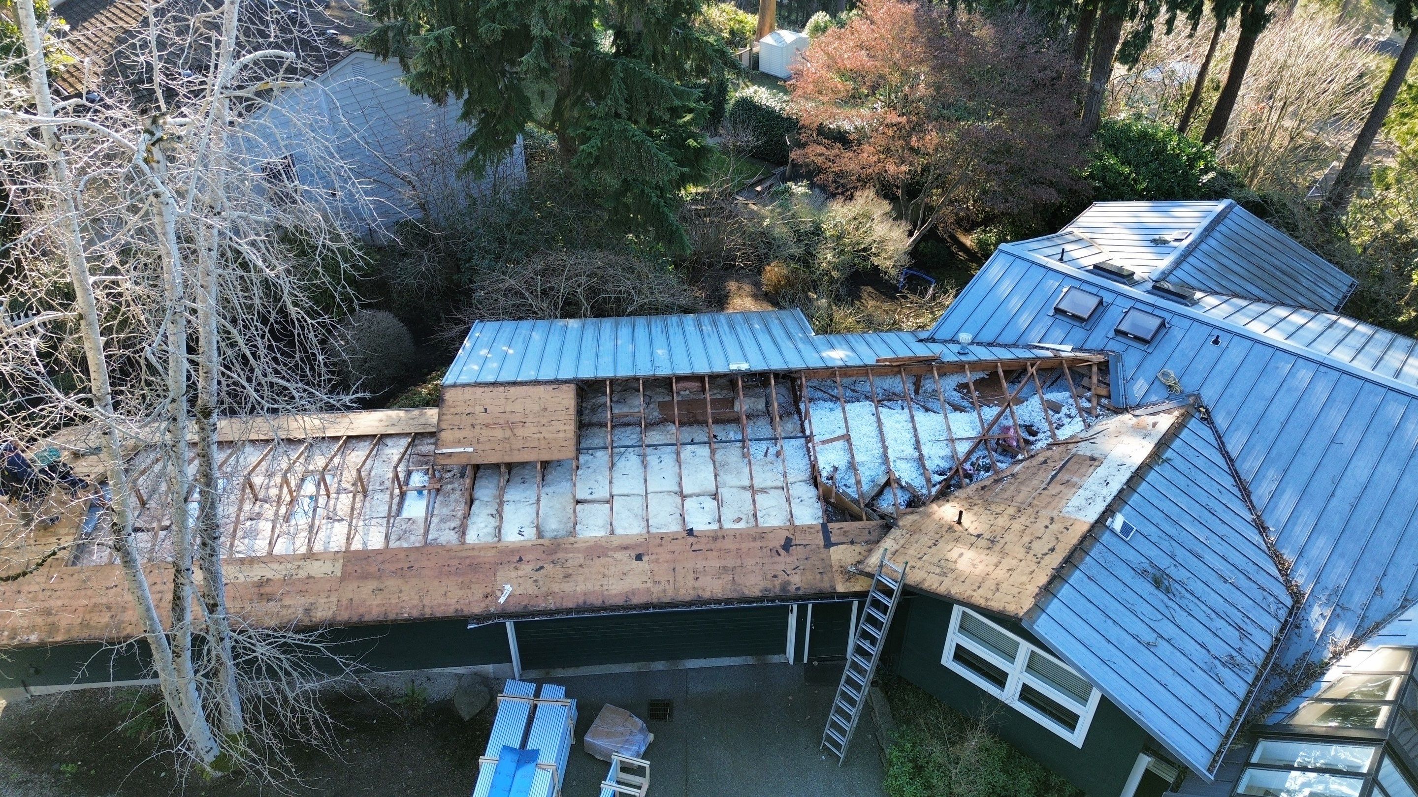 Mercer Island, Metal Roof Replacement, NRM 1000 by Proline Roofing & Restoration LLC
