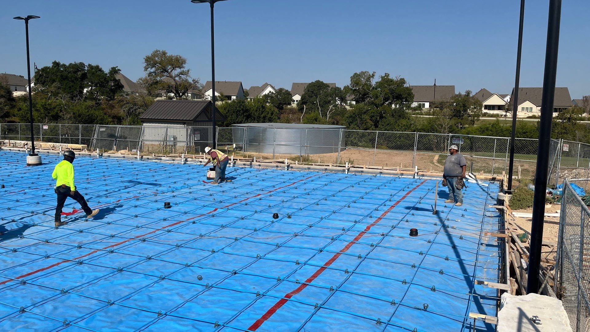 Project in Liberty Hill by Sport Court Austin
