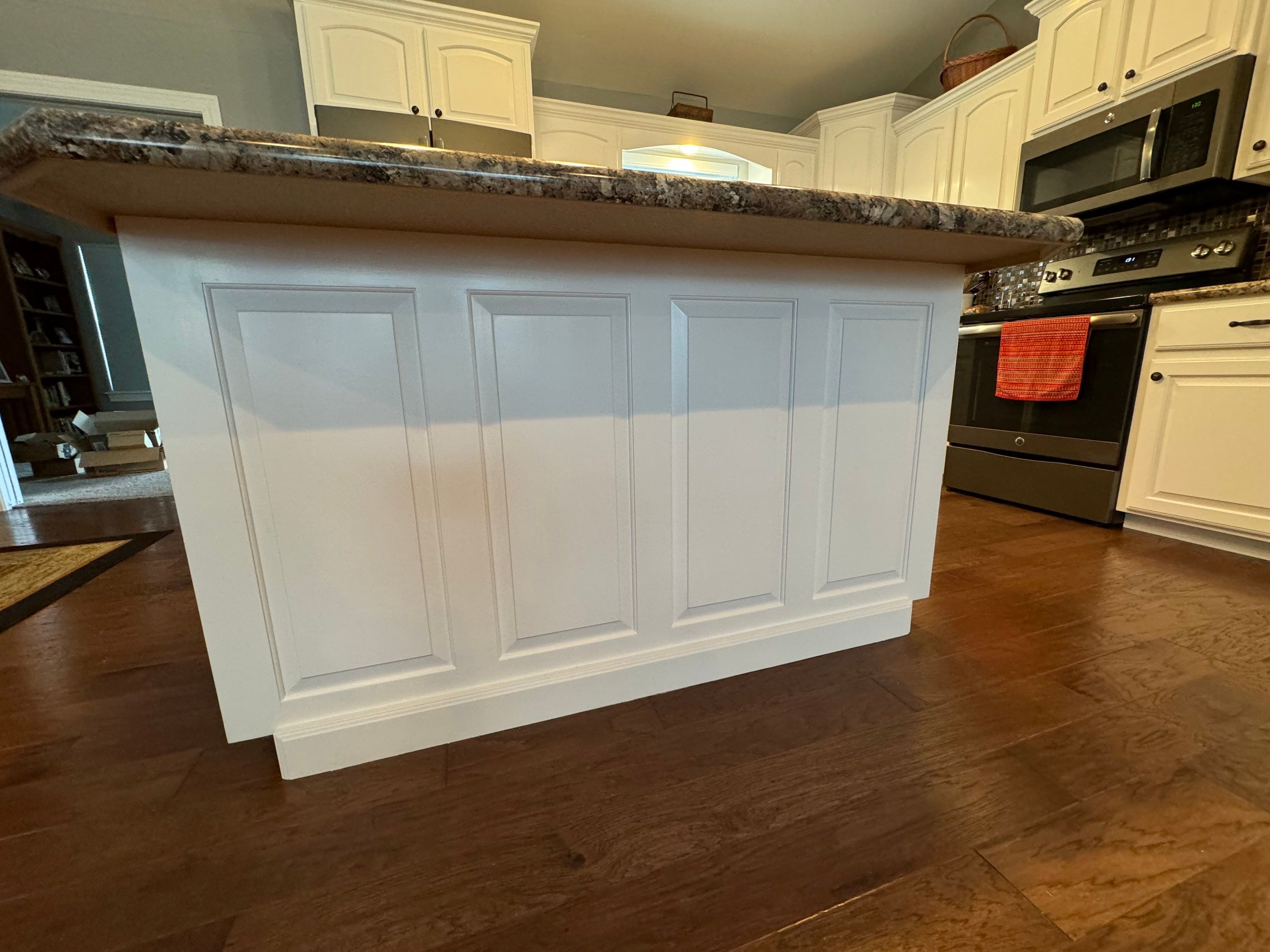 Cabinet Repaint off S Country Club by Pezley Painting