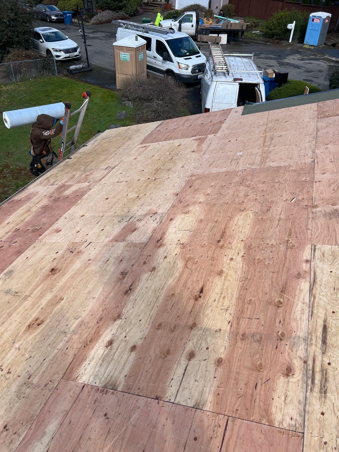 Residential Roofing Installation using GAF HDZ Shingles by Roofing Formula LLC