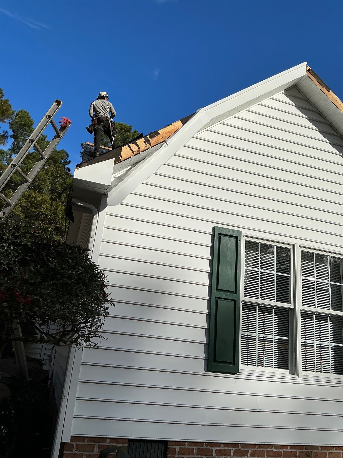 Mathews Residential Roof Replacement Using Owens Corning Duration Shingles by Cade Construction