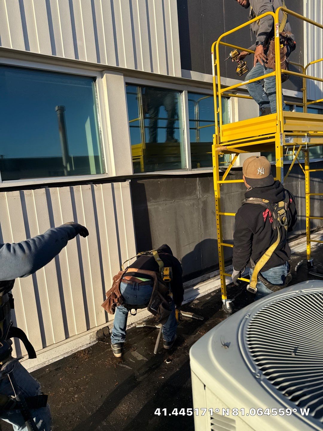 Edge metal and Siding replacement by Commercial Roofing and Coating Systems 