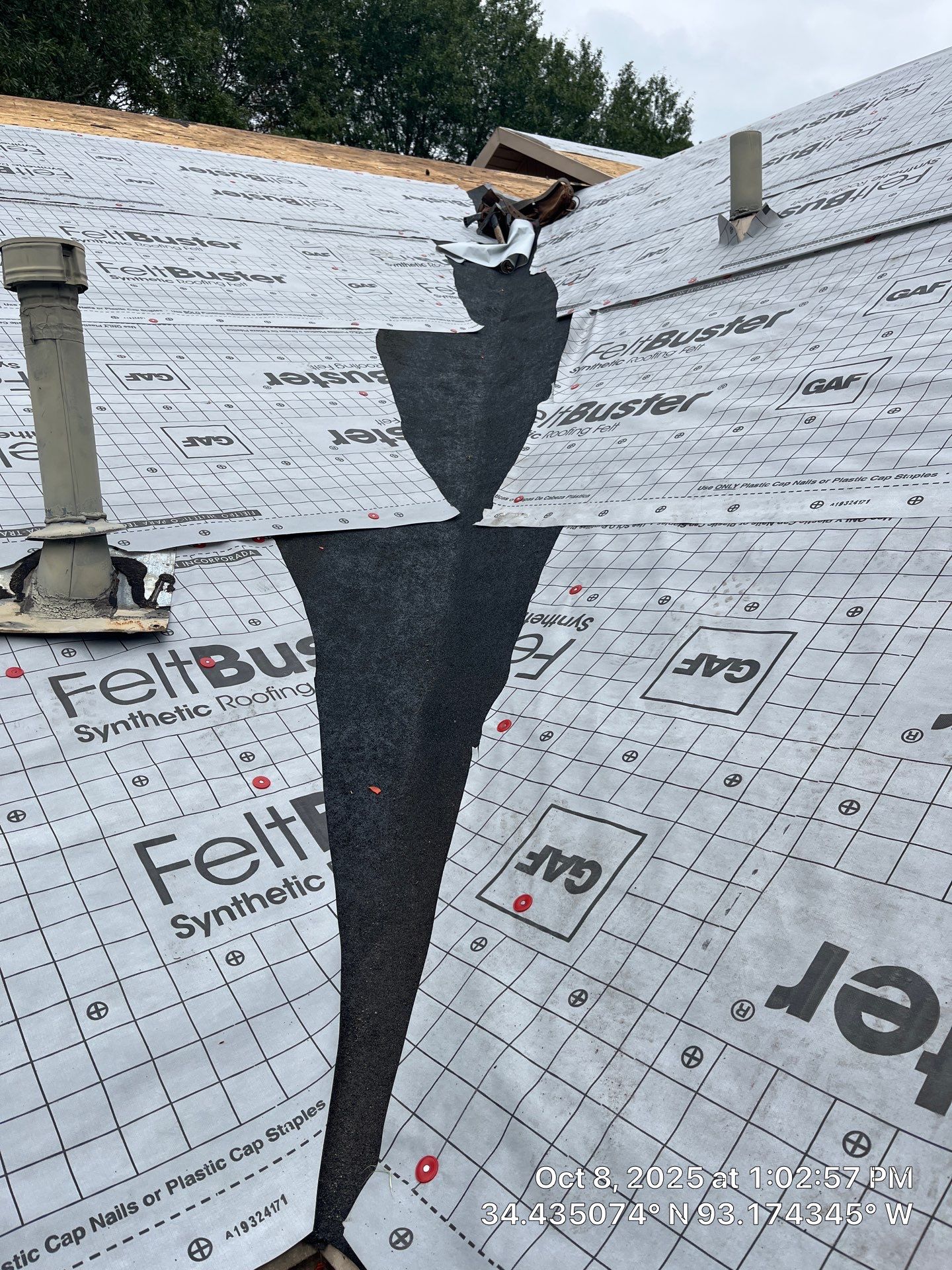 Full Residential Roof Replacement with GAF Timberline HDZ Shingles in Hot Springs by Temple Roofing and Exteriors