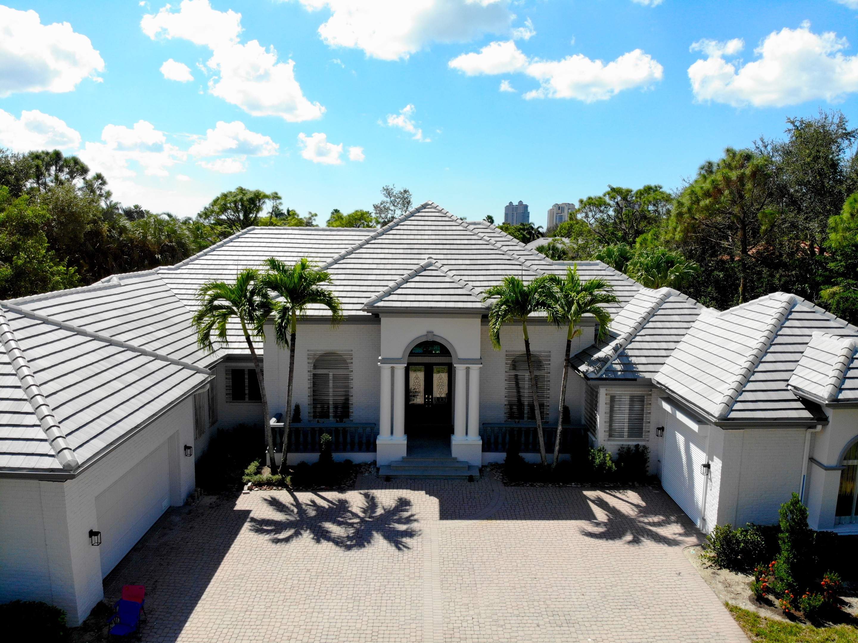 Residential Roofing Installation using Eagle Concrete Tile in Light Gray Range by International Roofing