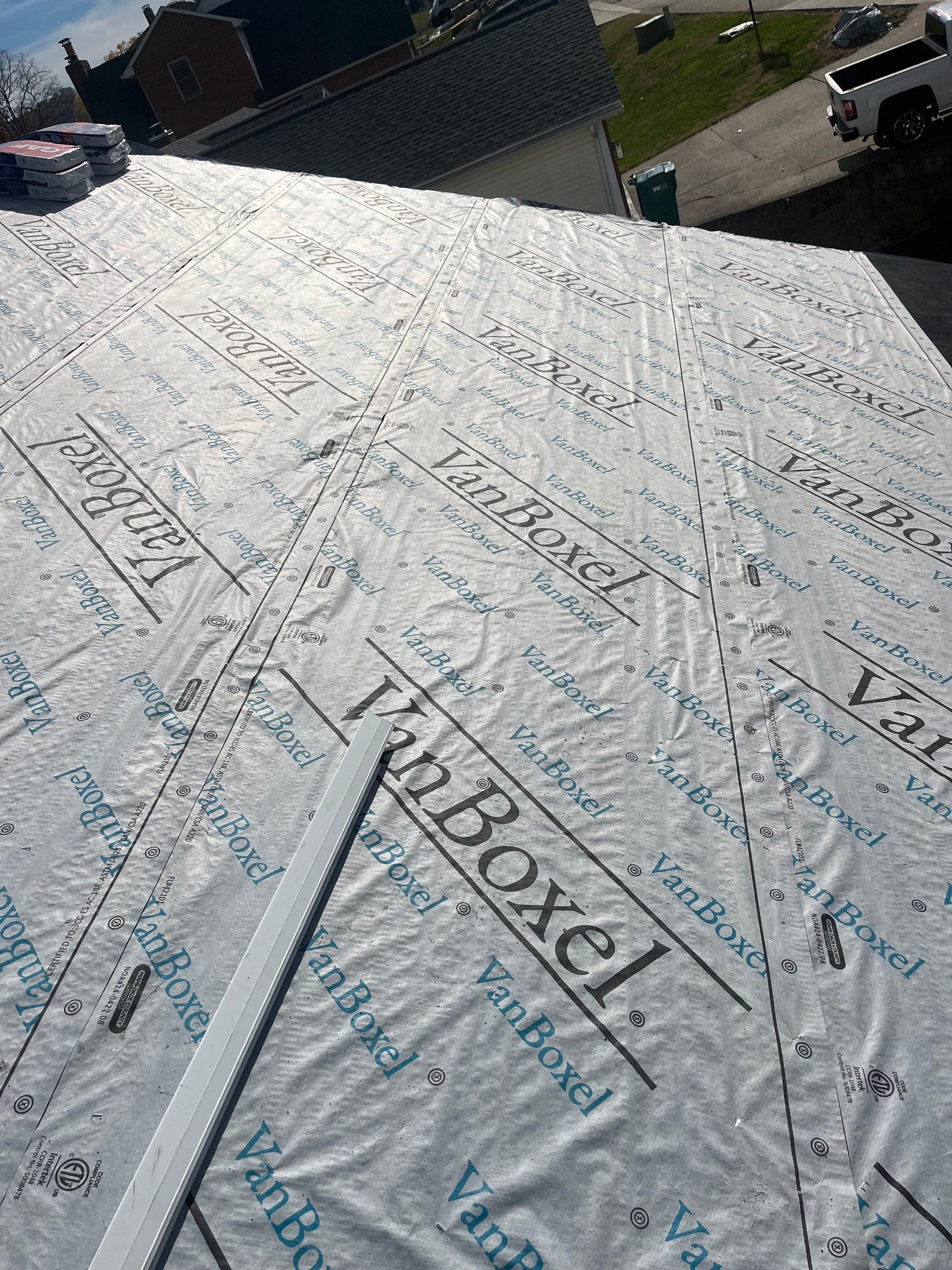 Residential Roofing Installation using GAF Timberline HDZ Oyster Grey by Rainstoppers Roofing