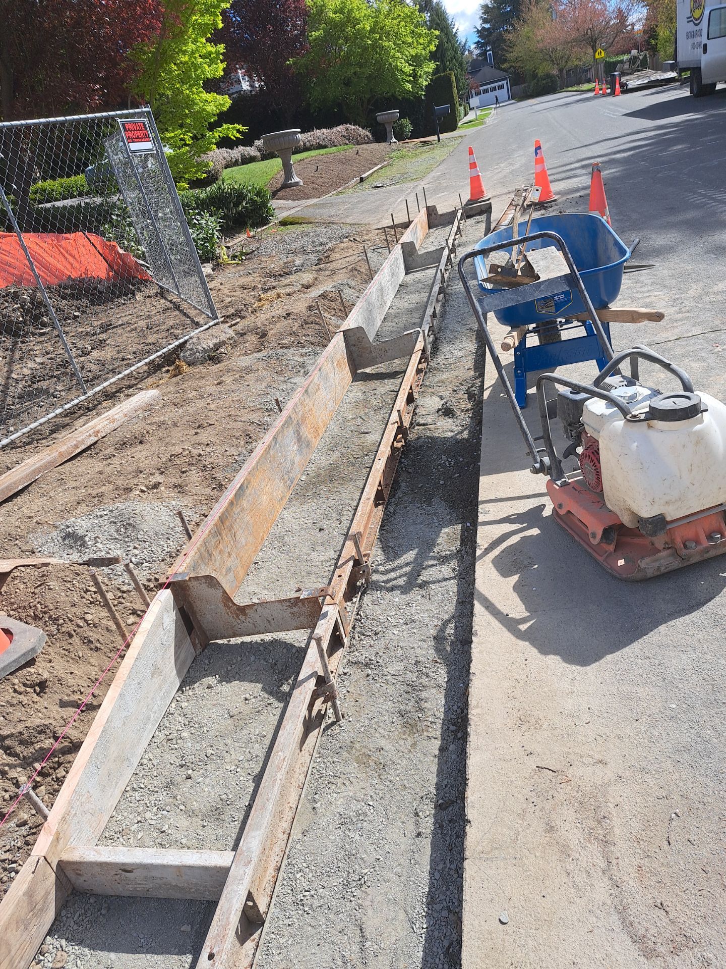 Thomas Custom Homes Development  by Jireh Asphalt & Concrete Inc 