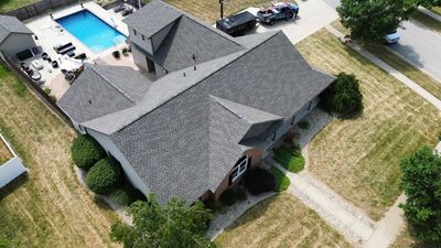 Residential Roofing Installation using Timberline HDZ Shingles - Weathered Wood