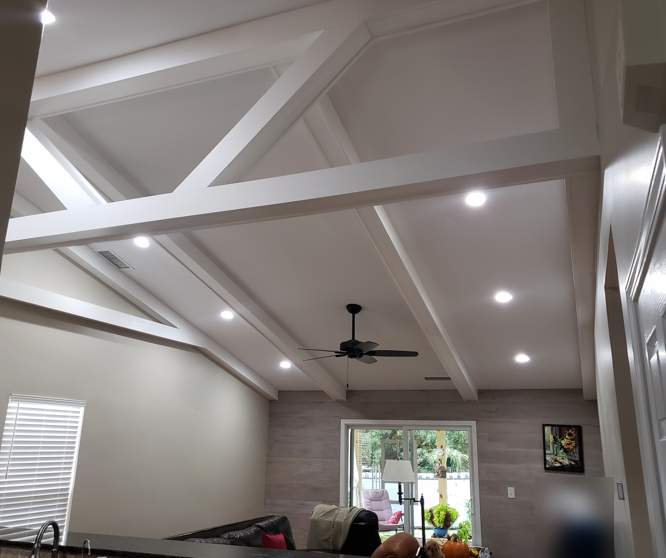 Custom "Architectural" Style Faux Beams by A Step Above Handy LLC 