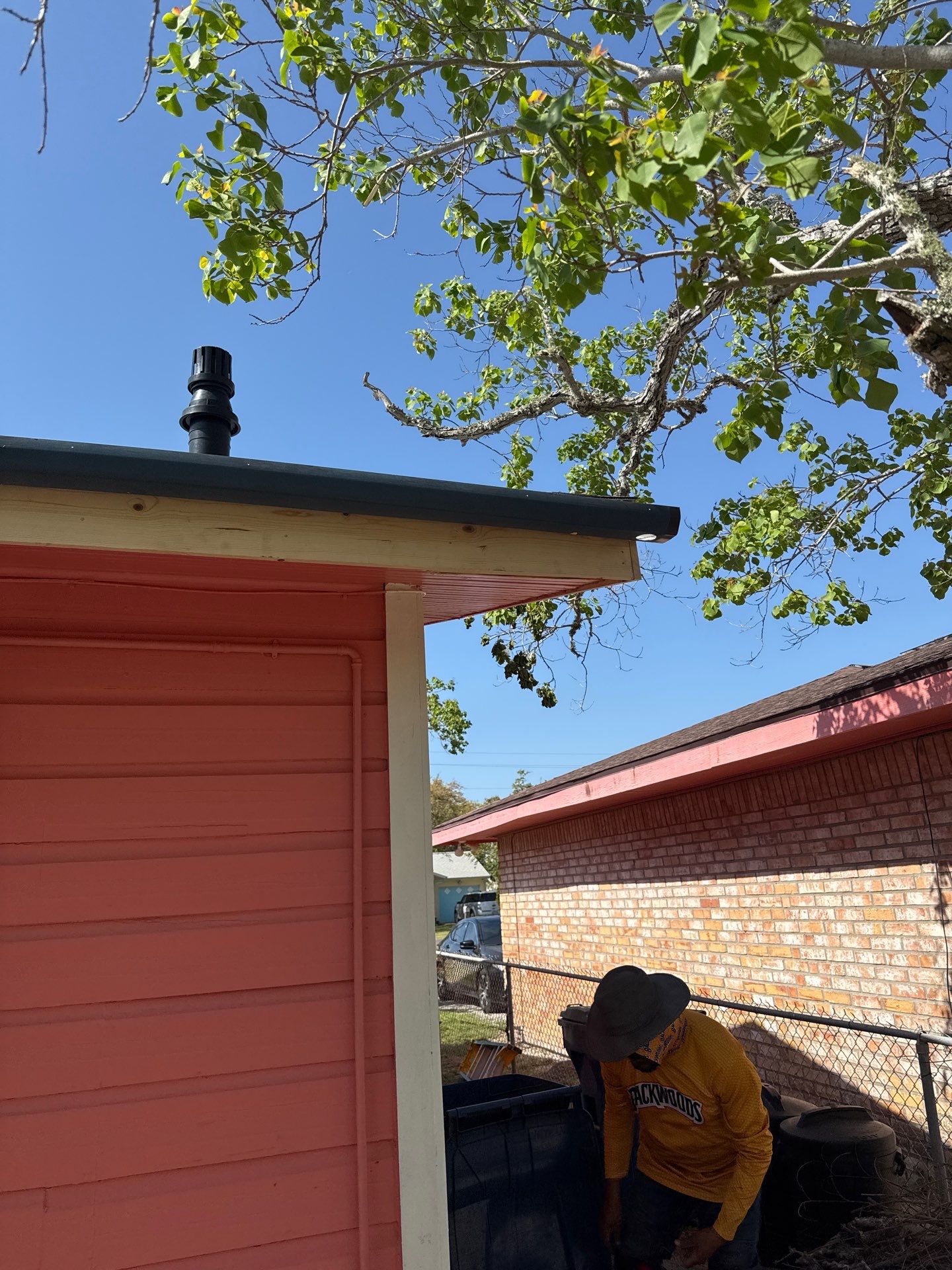 Perfectly Pink in Rockport Texas by Bayfront Roofing and Construction