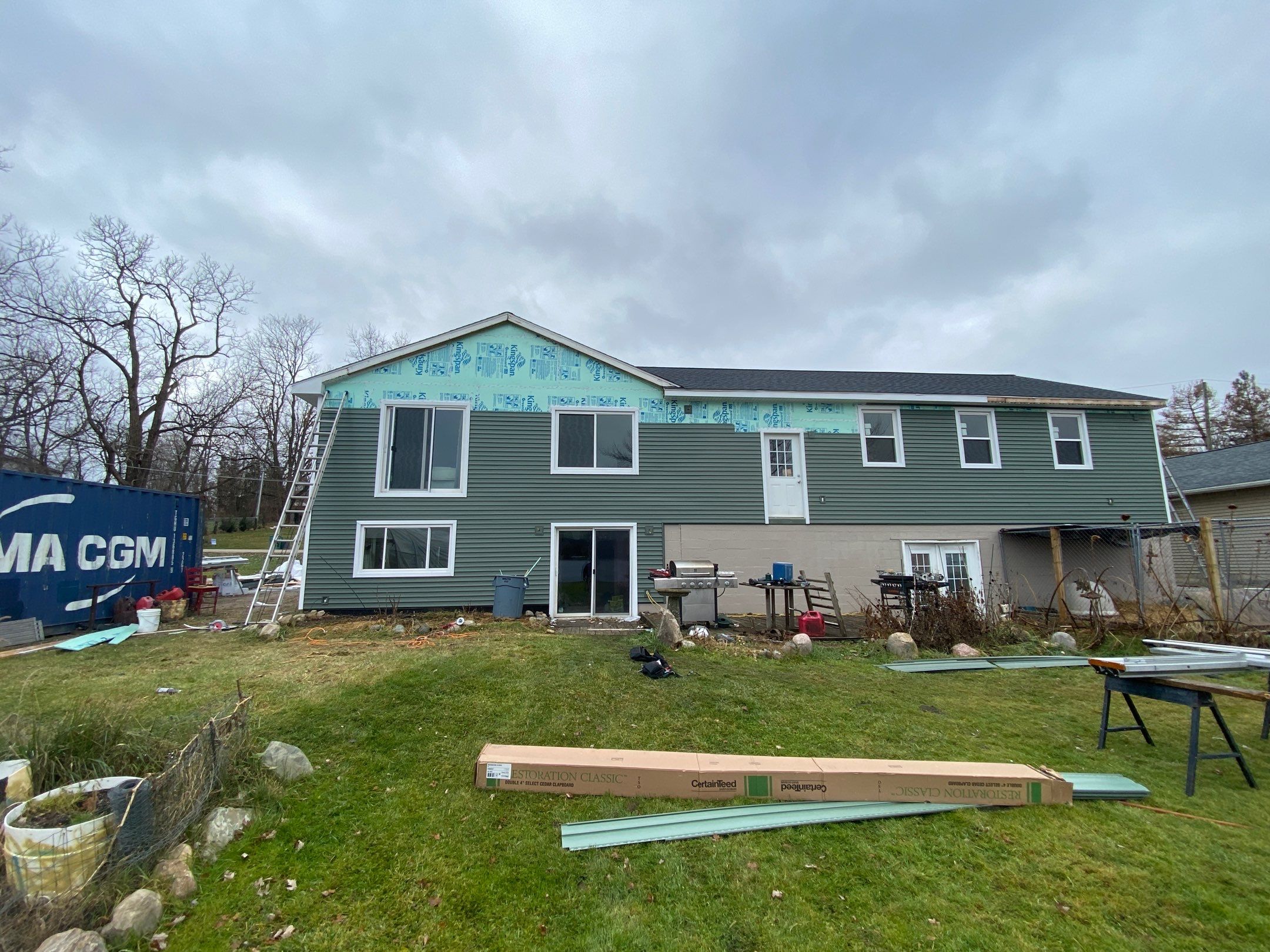 Siding Replacement using CertainTeed Restoration Classis D4 by 180 Contractors