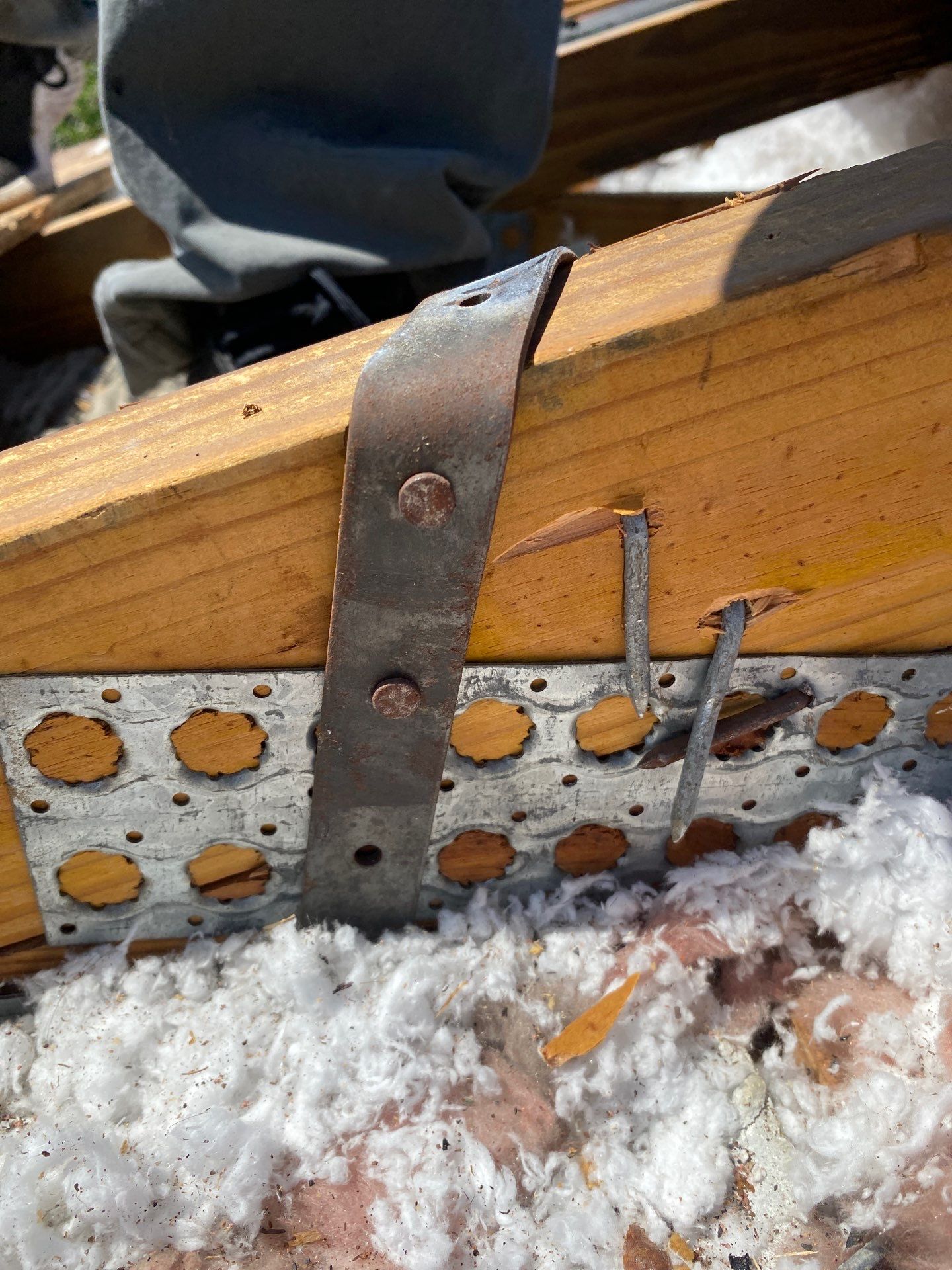 Residential Roofing Installation using 1" Nail strip metal roof by BLUES BROTHERS CONSTRUCTION CORP