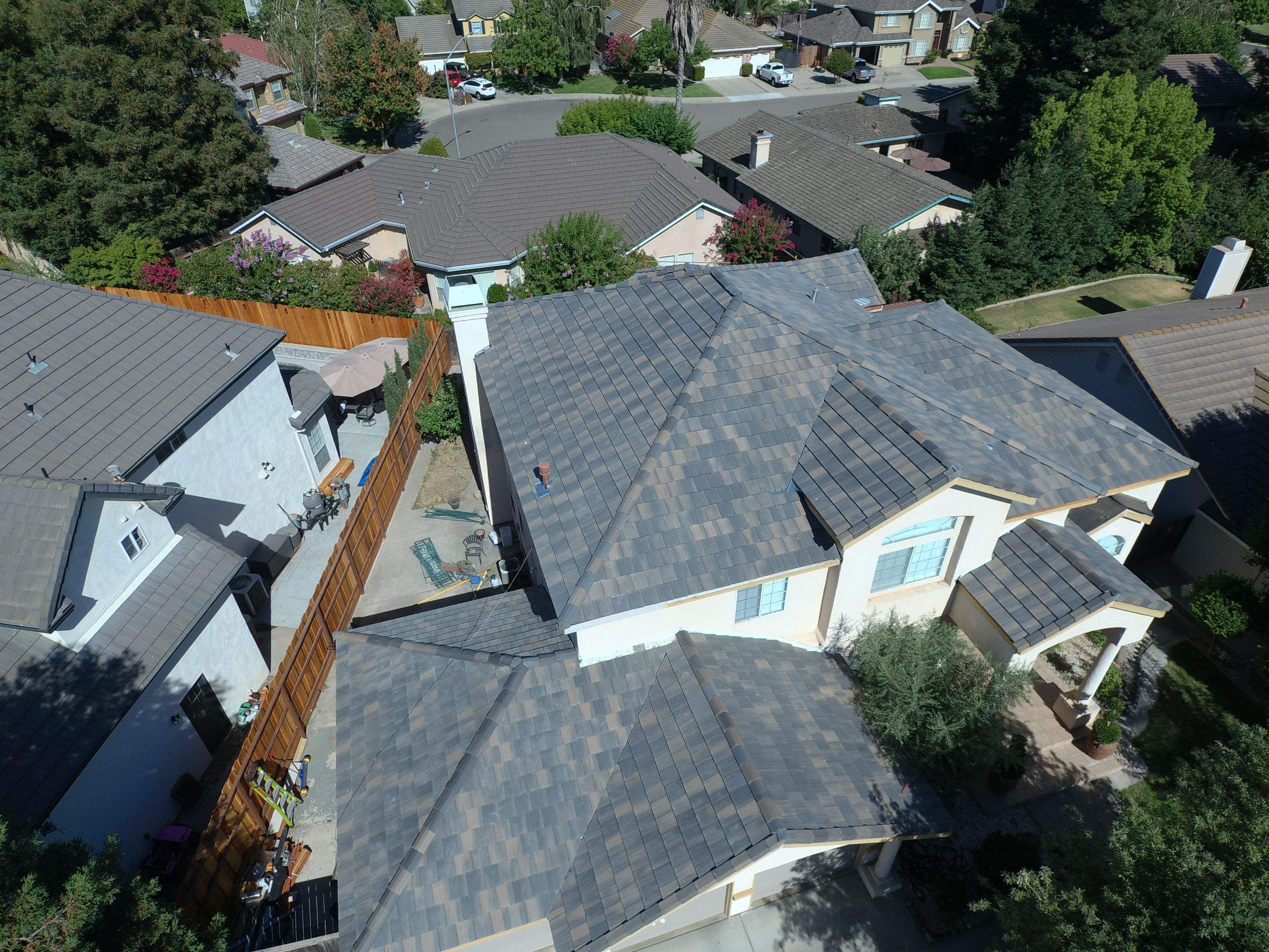 New tile project using Monier roof tile by Straight Edge Roofing Inc