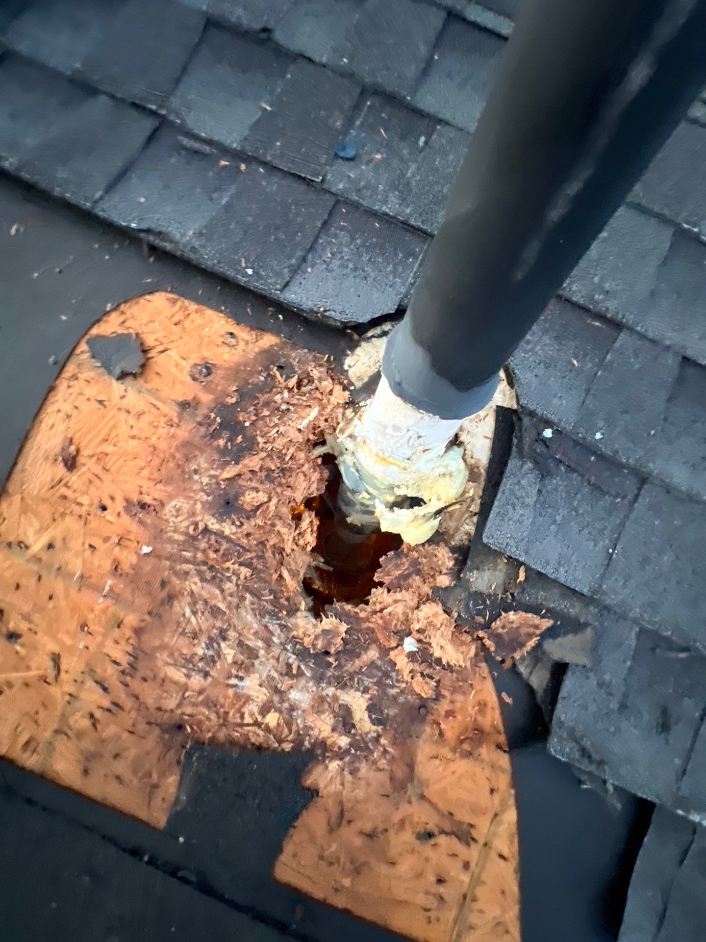 Hail Damage using Owen's Corning Duration (Lifetime) Shingles by Roof Repair Company