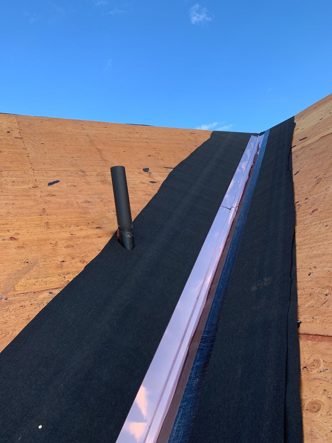 Commercial Roofing Installation using Owens Corning TruDefinition driftwood by A Plus Exterior